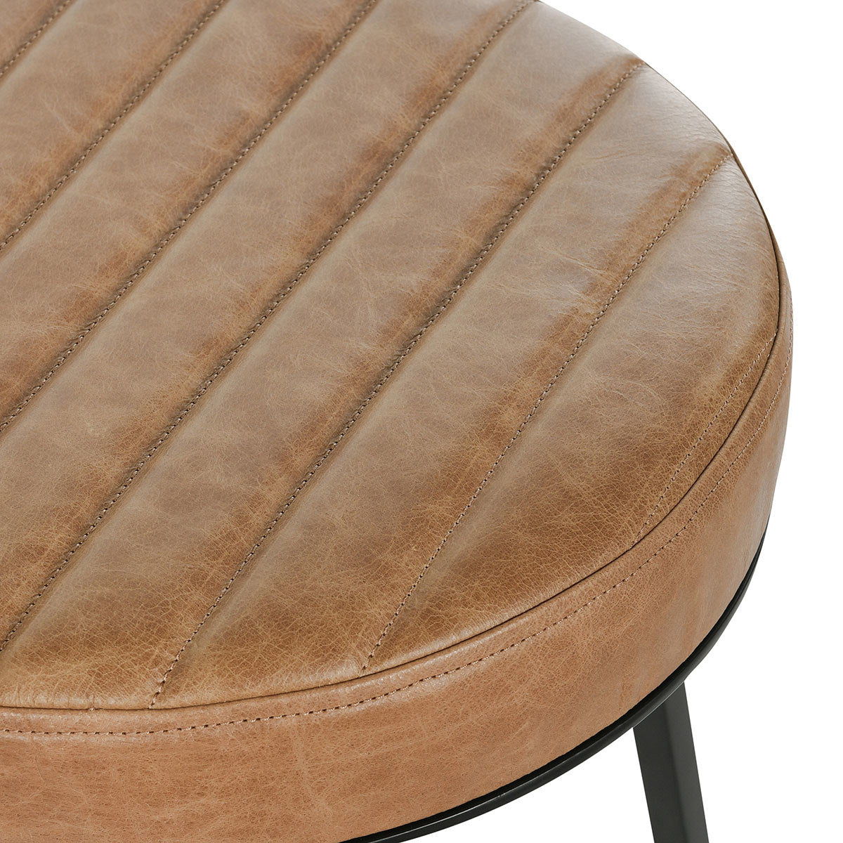 Sawyer - Leather Counter Stool - Chestnut Brown