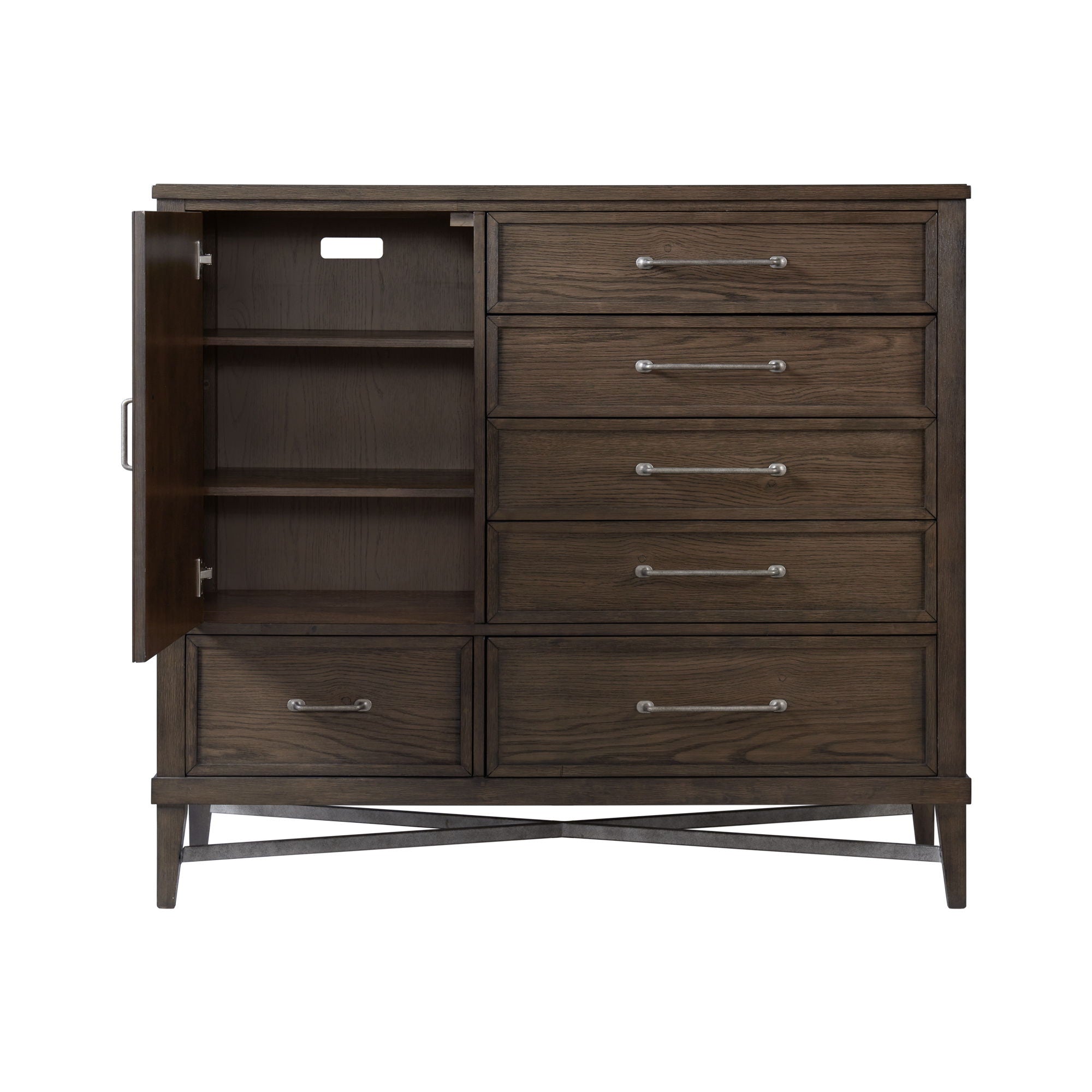 Preston - Gentleman's Chest - Weathered Vintage Oak