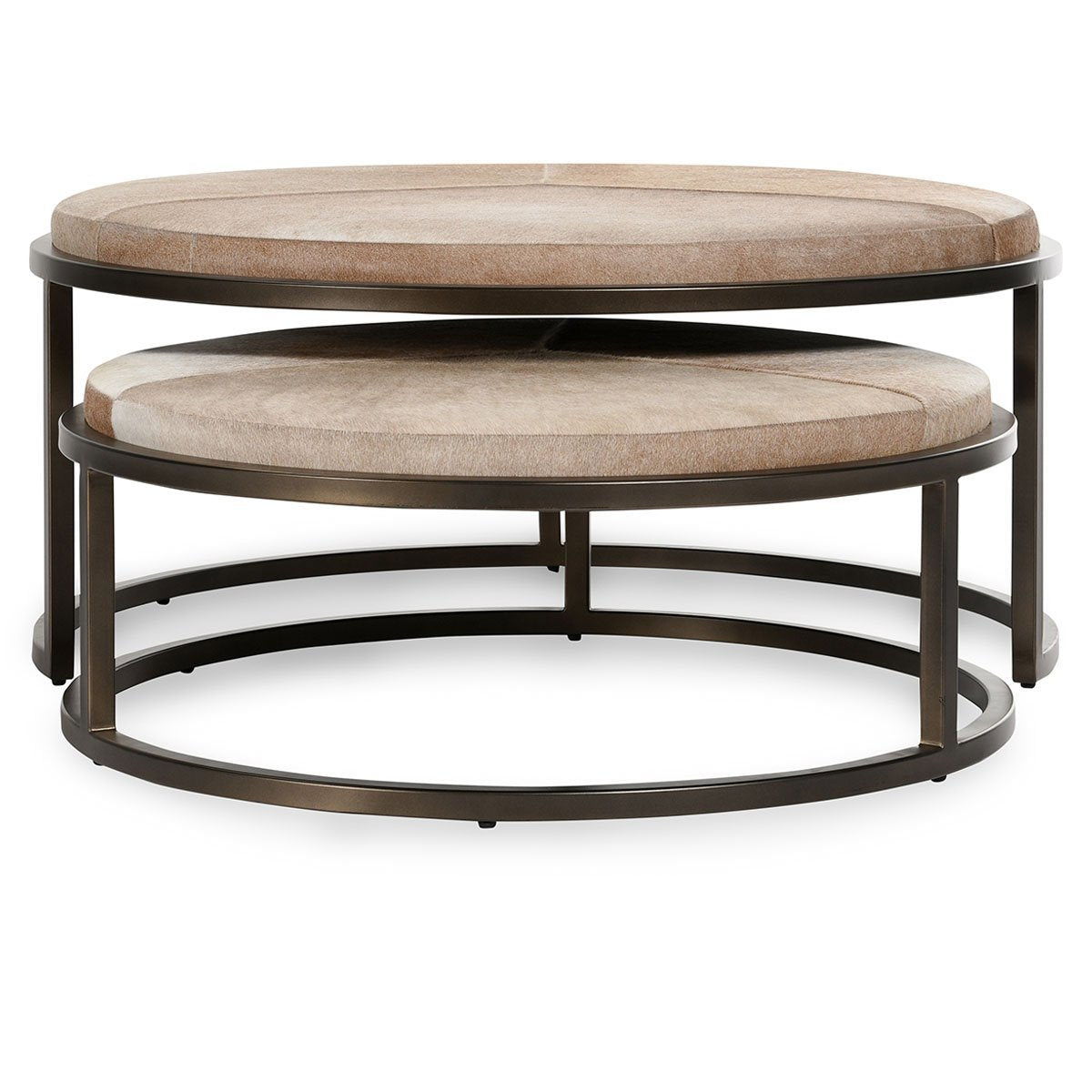 Hayword - Nesting Coffee Tables (Set of 2) - Gray Hide