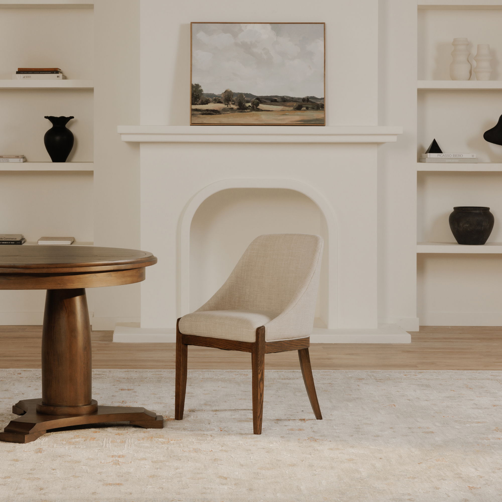Edward - Dining Chair - Heather Beige
