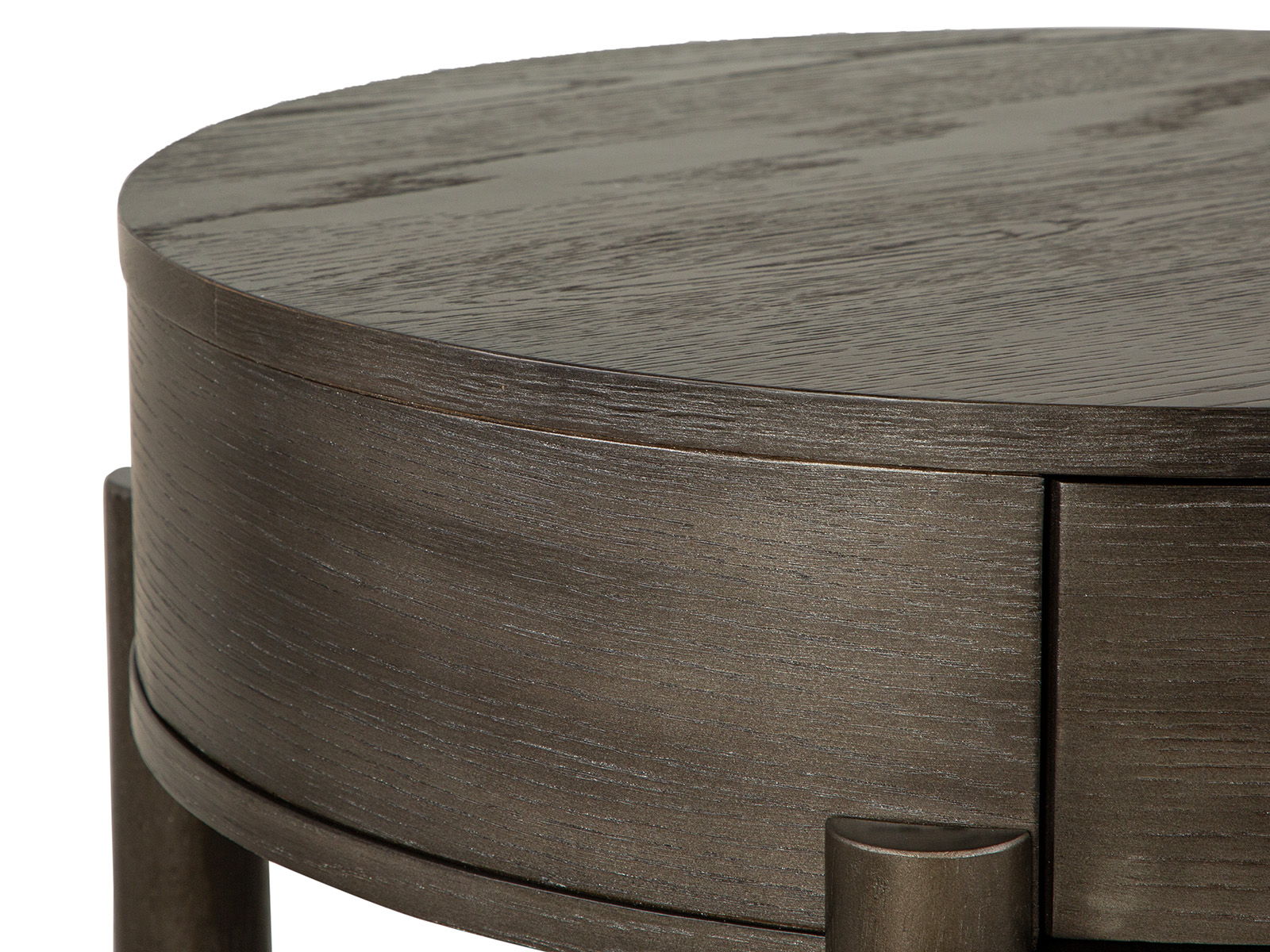 Hadleigh - Round End Table - Coffee Bean