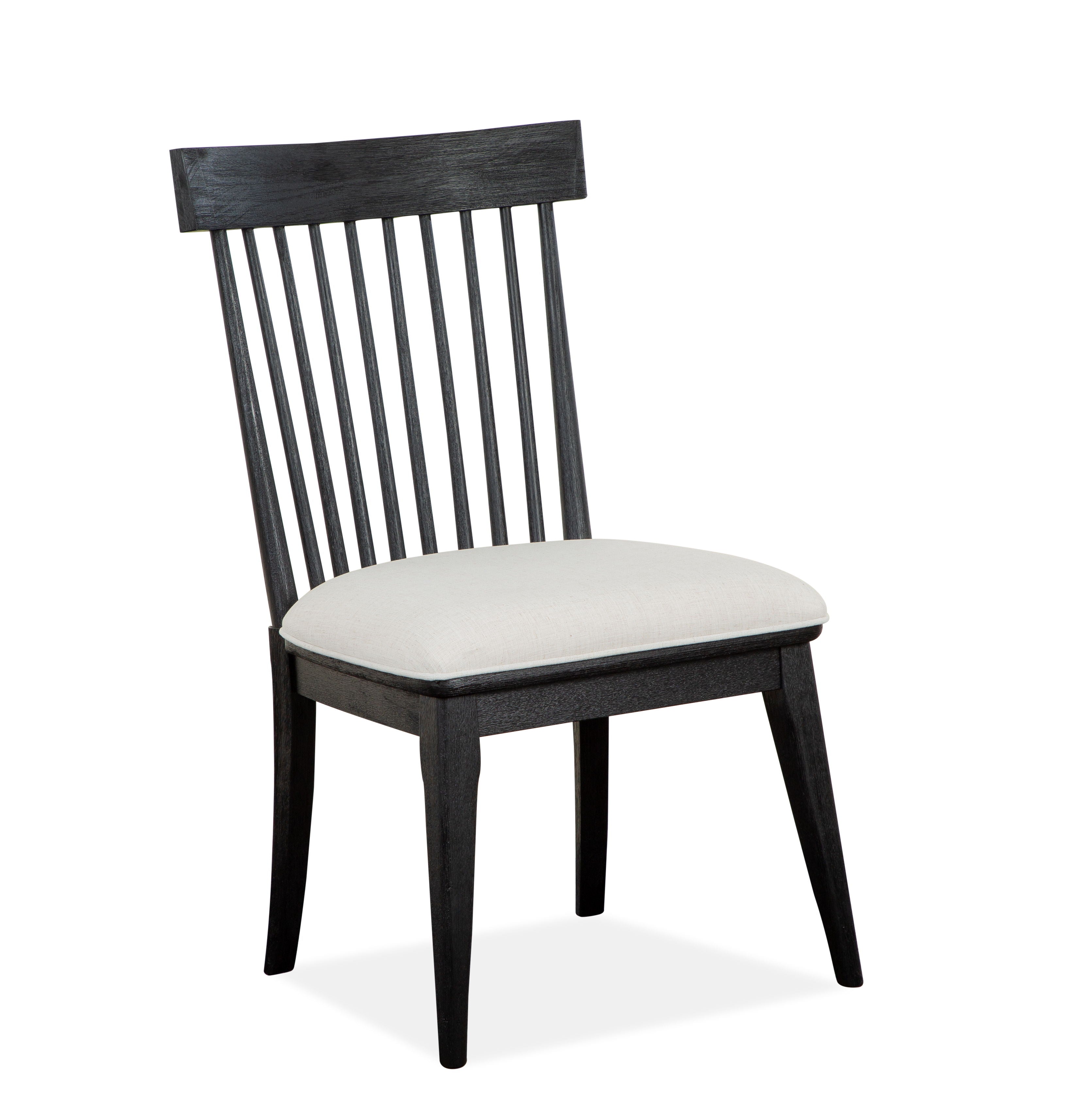 Harper Springs - Dining Side Chair With Upholstered Seat&Windsor Back (Set of 2) - Silo White