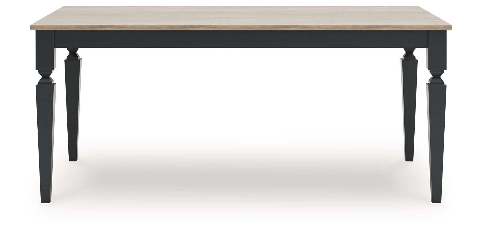 Brenkerton - Grayish Brown / Black - Rectangular Dining Room Table