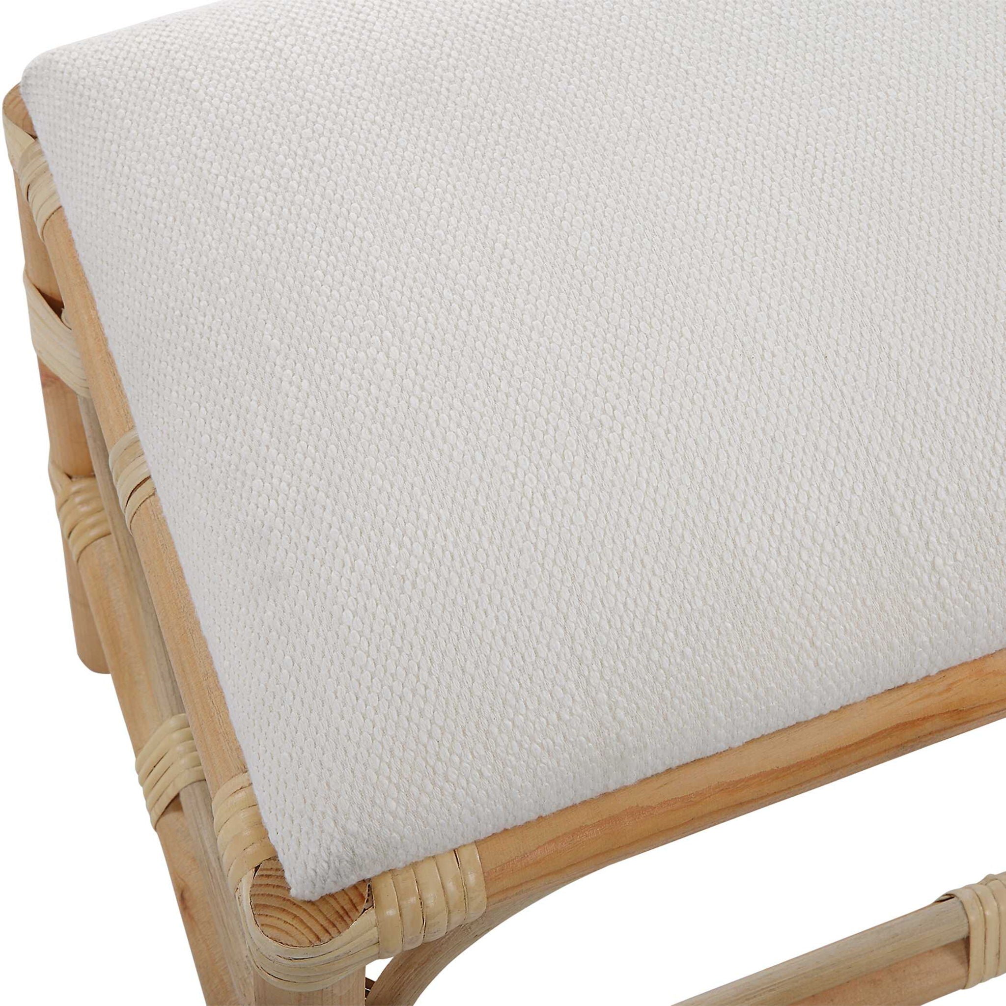 Laguna - Small Bench - White