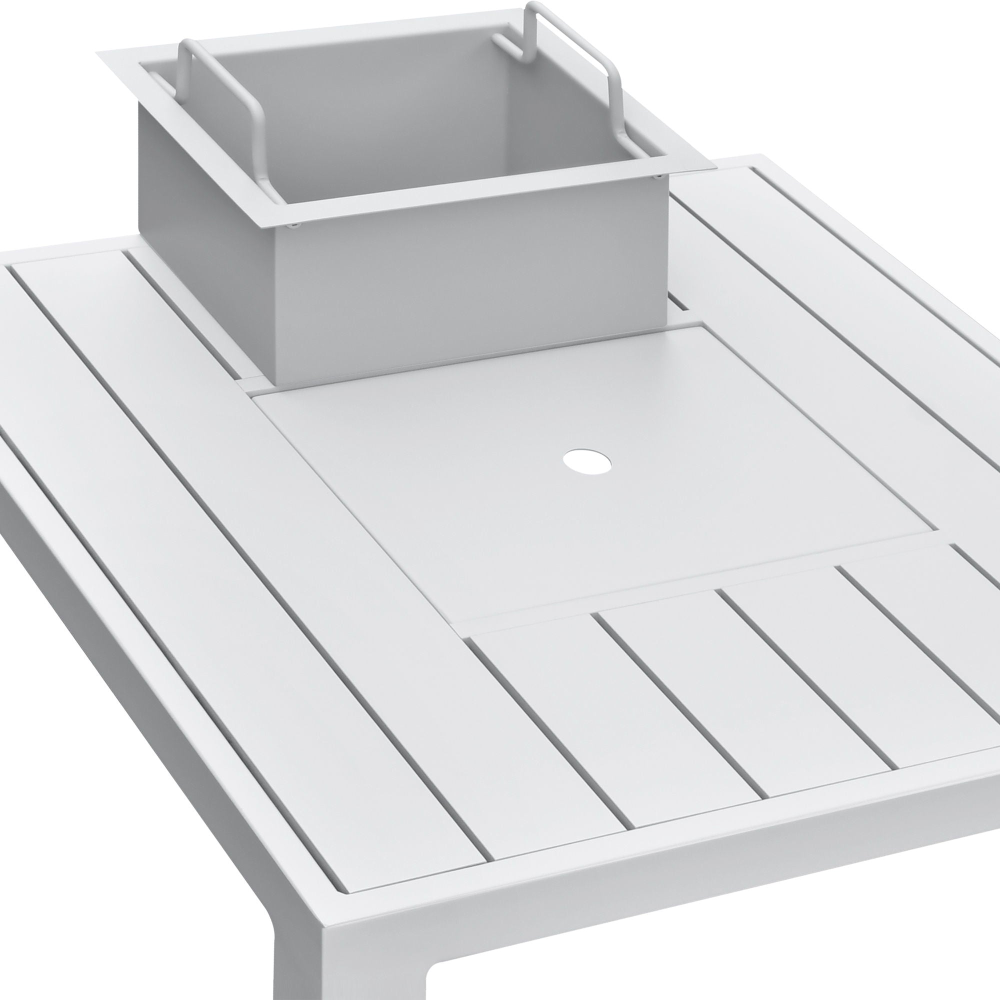 Nash - 6 Piece Outdoor Seating Sectinal And Table - Buff