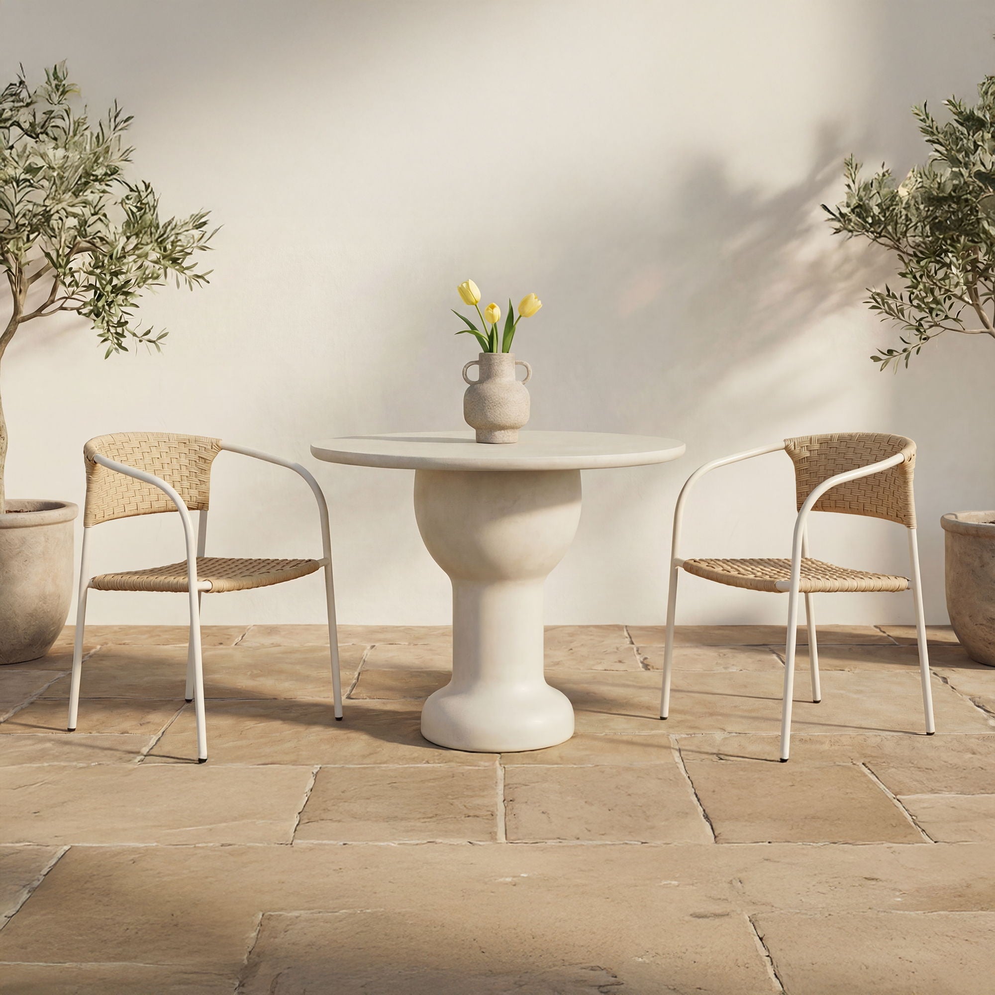 Zola - Outdoor Dining Chair (Set of 2) - Natural