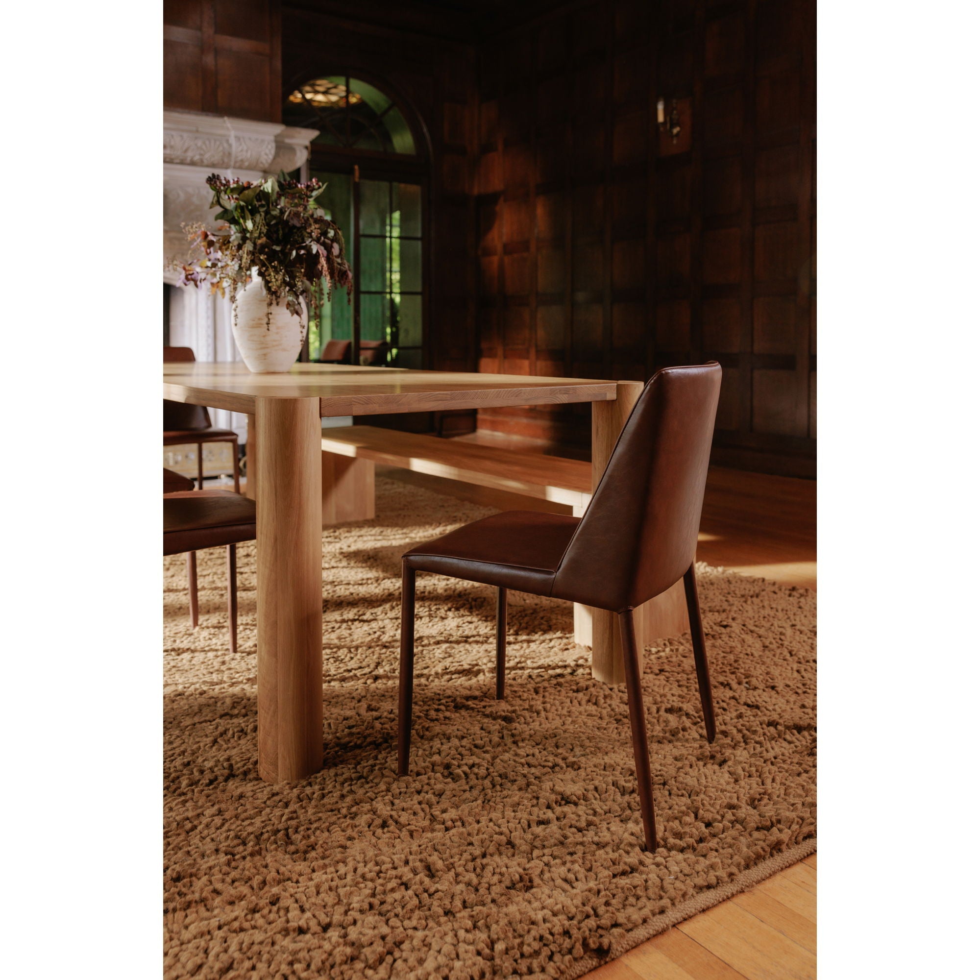 Post - Large Dining Bench - Natural