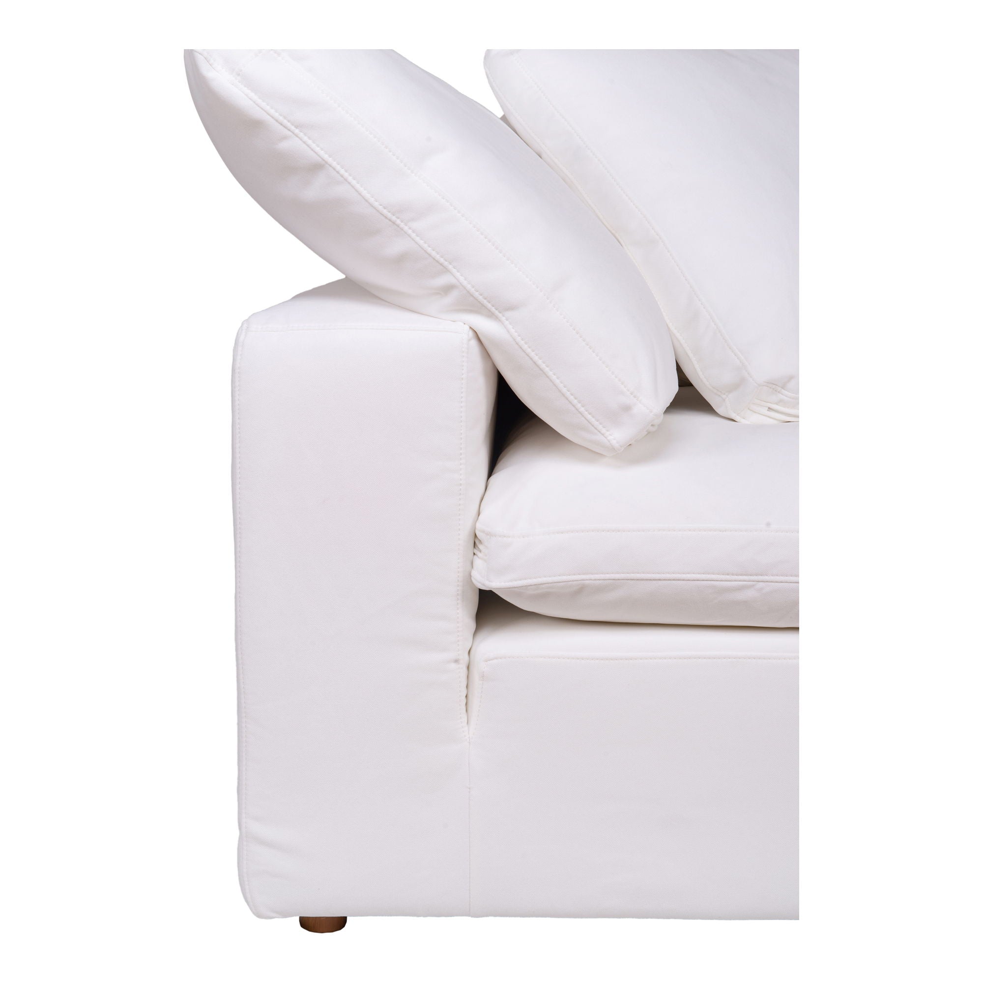 Clay - Livesmart Fabric Corner Chair - Cream
