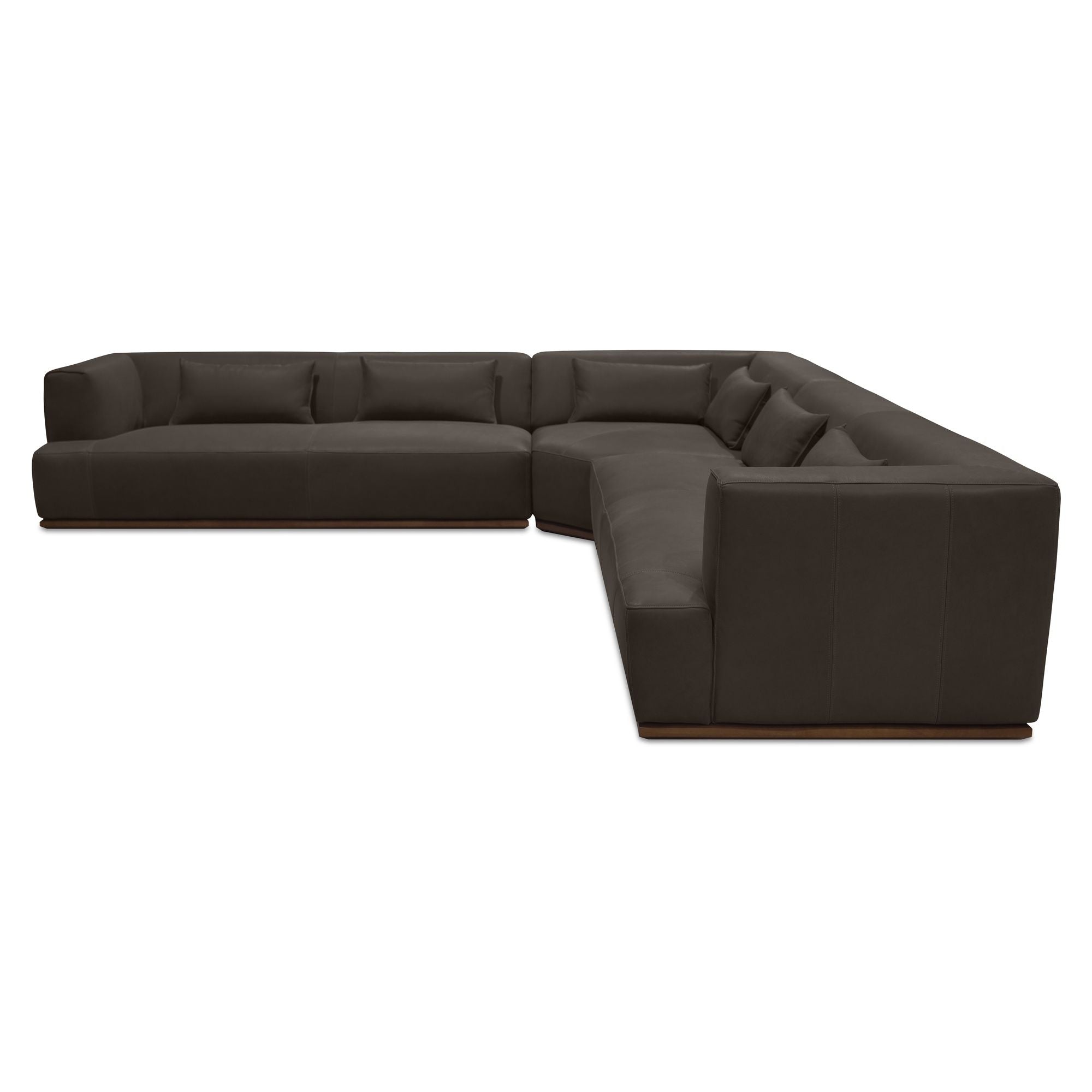 Clove - L-Shaped Sectional Deep - Brown