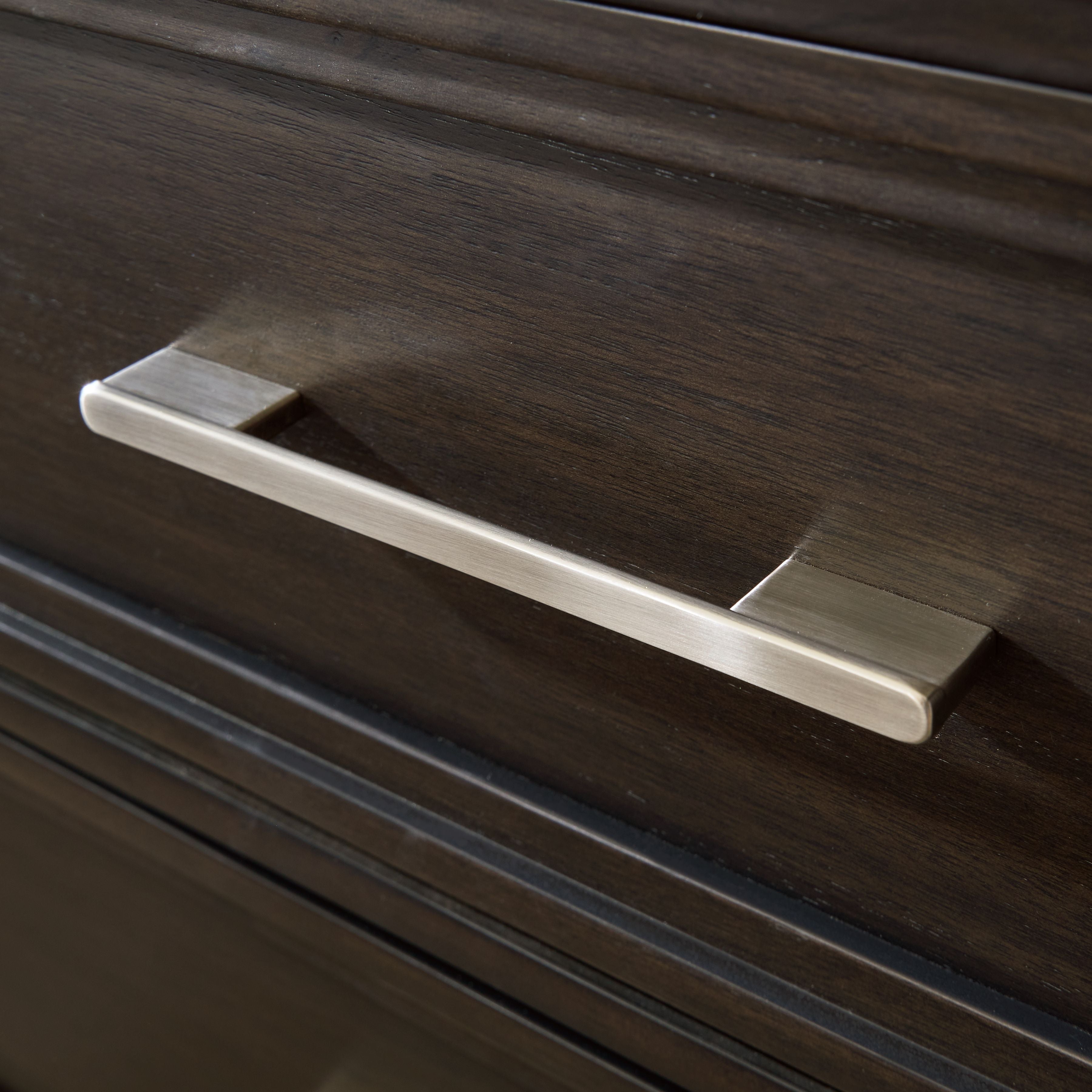 Neymorton - Five Drawer Chest - Dark Grayish Brown