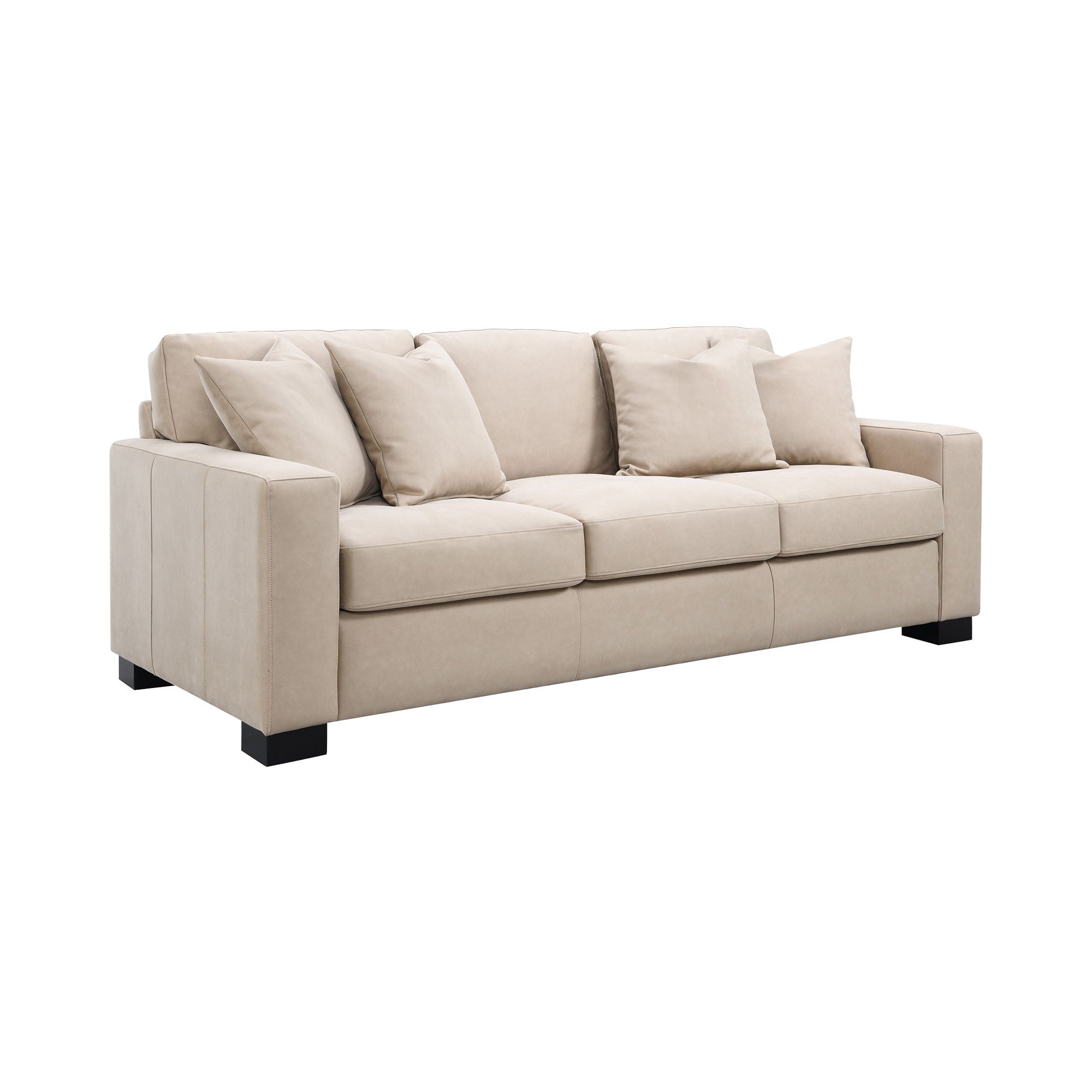 Dexter - Sofa With 4 Pillows - Taupe