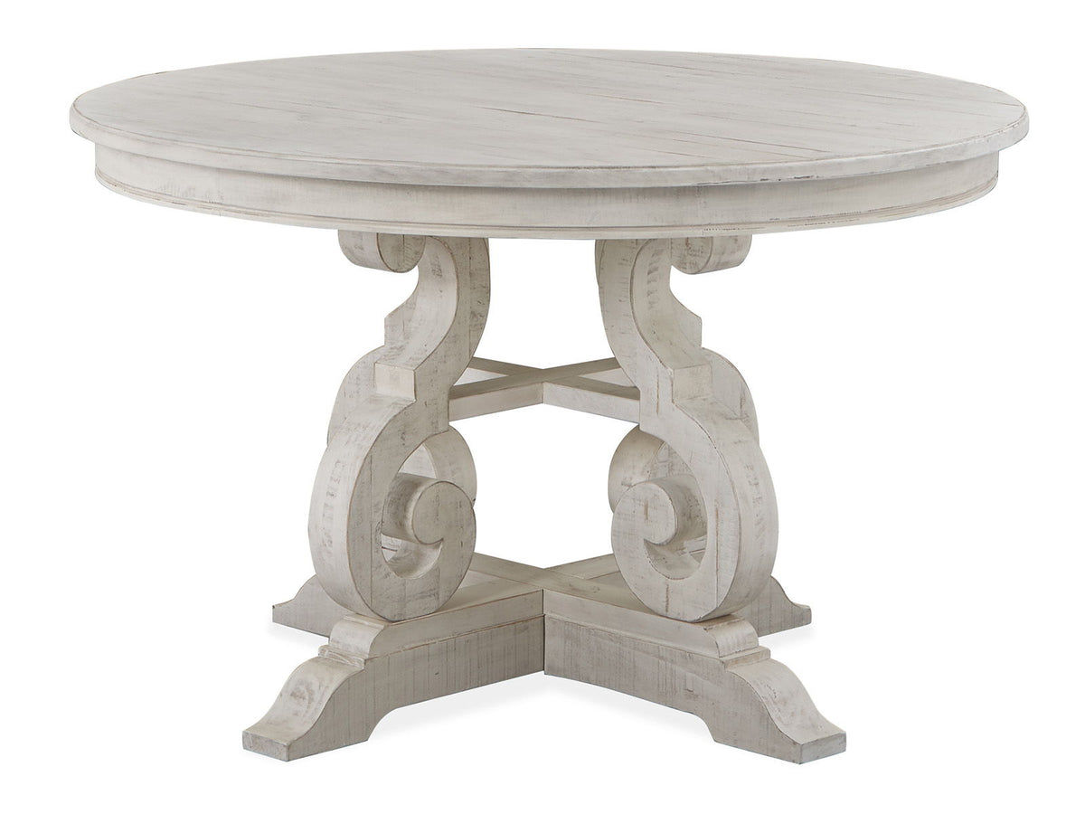 Bronwyn - 48" Round Dining Table - Alabaster