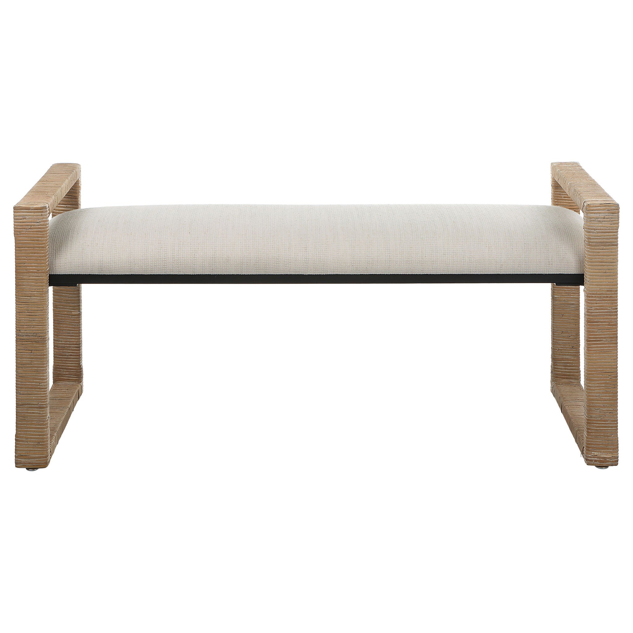 Areca - Coastal Rattan Bench