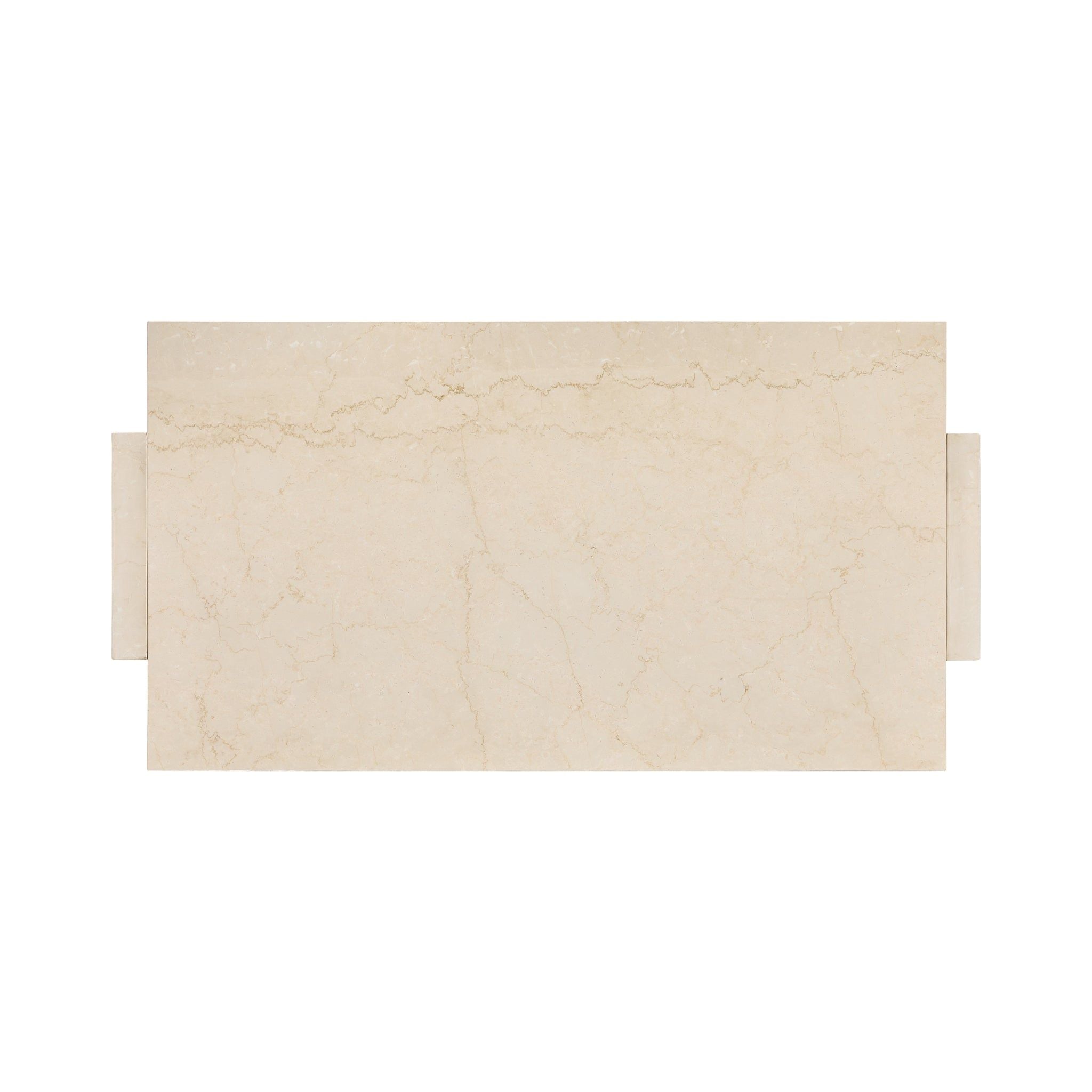 Rizza - Marble Rectangle Coffee Table - White