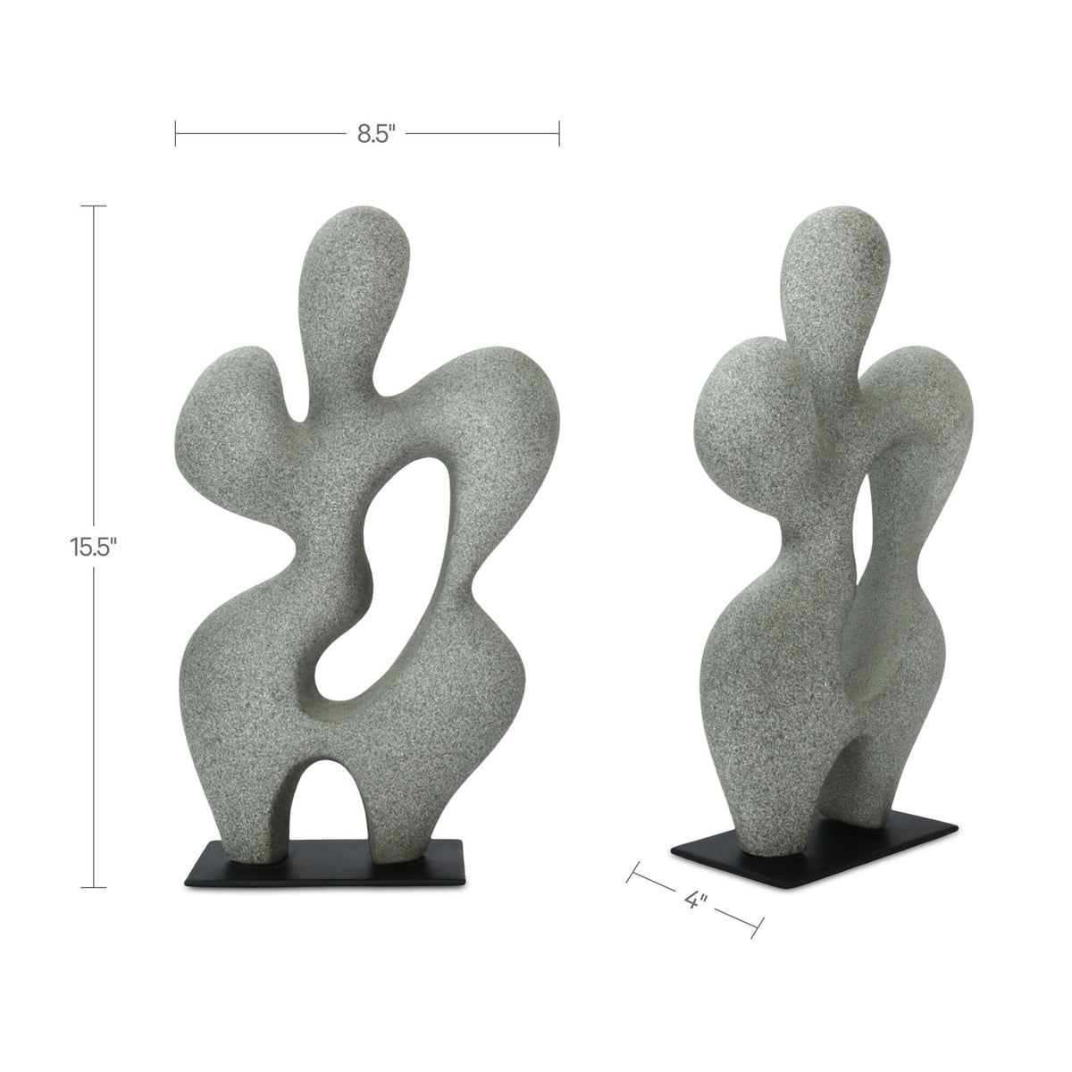 Romy - Sculpture - Charcoal