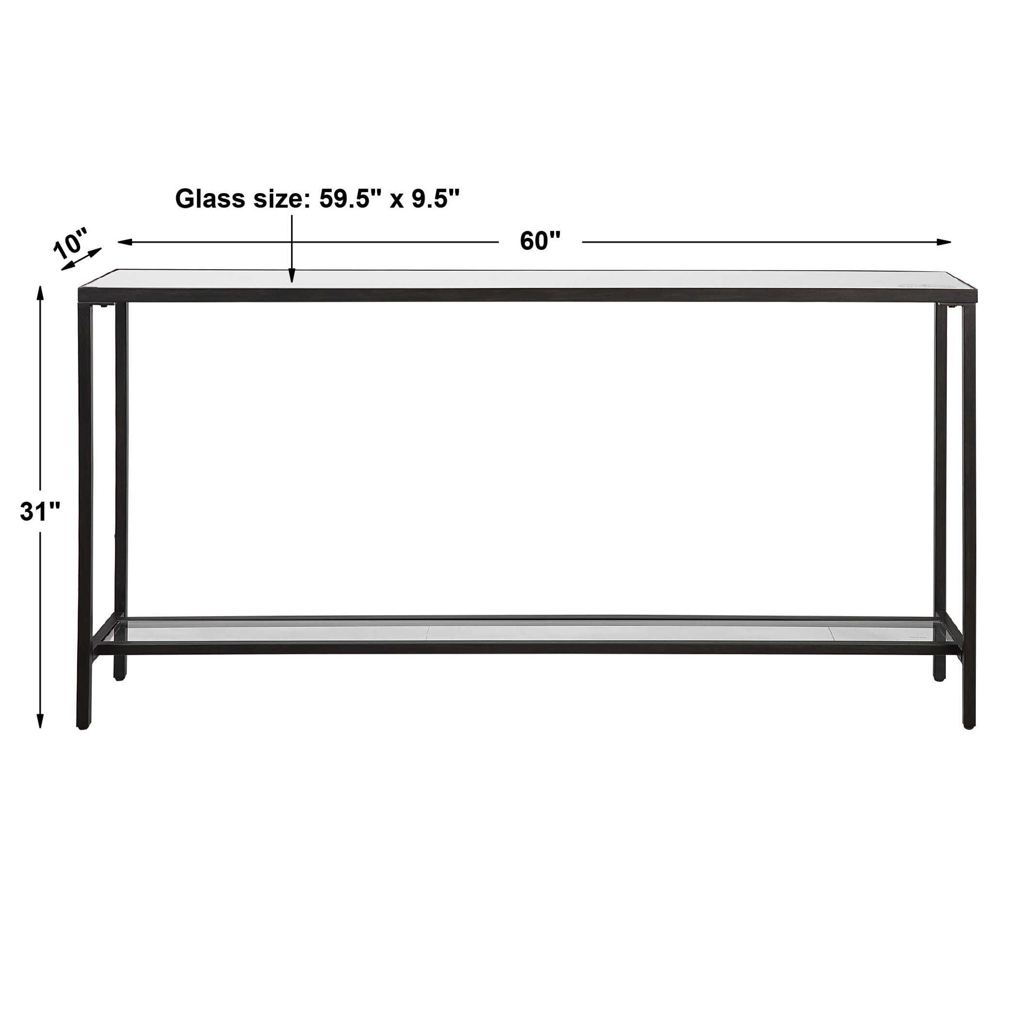 Hayley - Console Table - Black