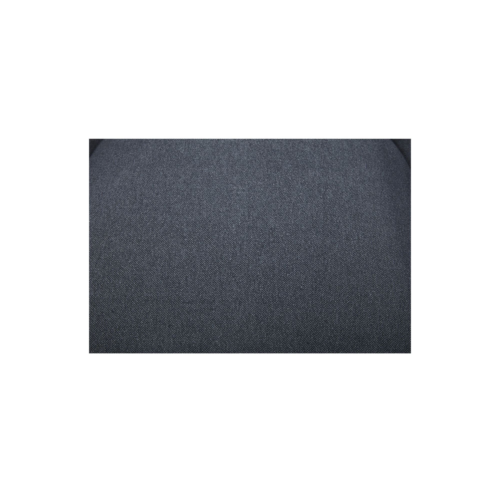 Maisie - Fabric Rolling Dining Chair - Slate Blue