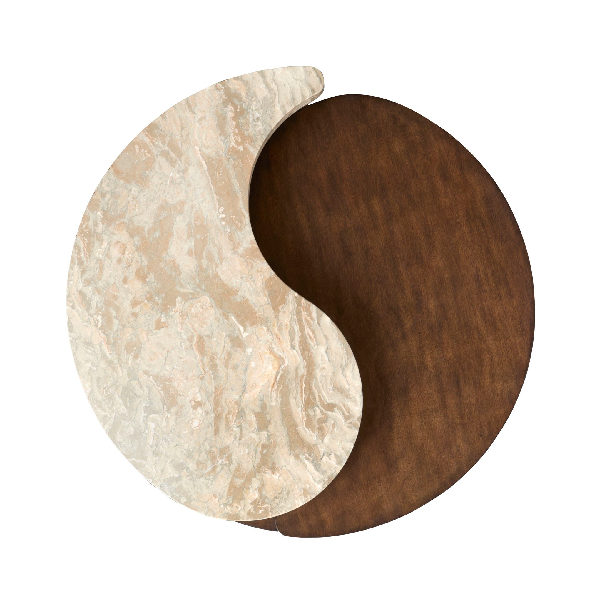 McPherson - Round Cocktail Table With Casters - Burnt Umber