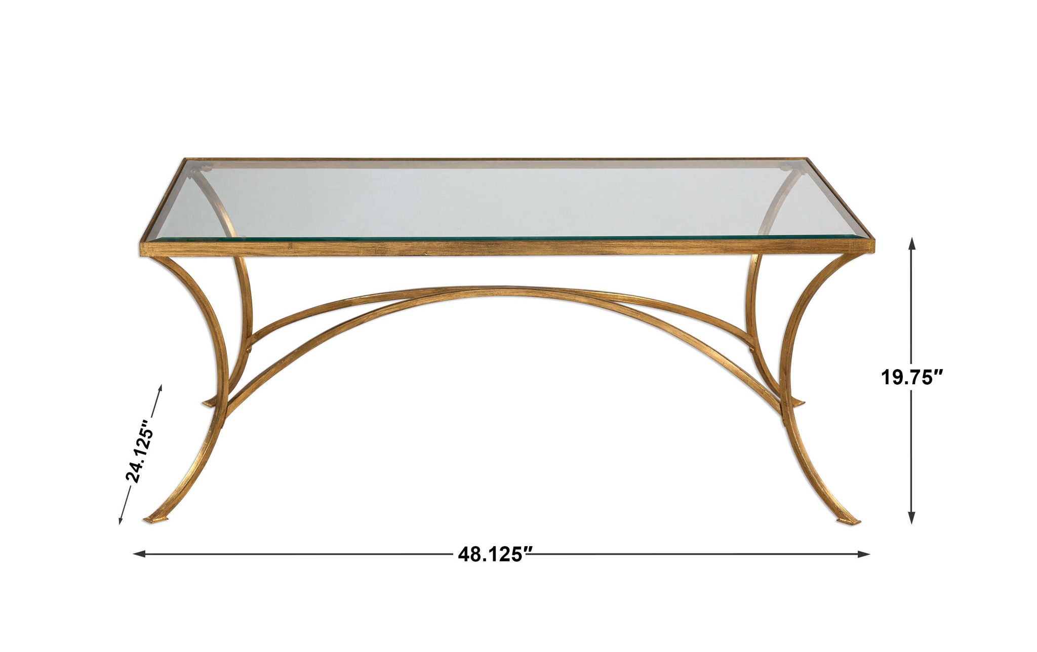 Alayna - Coffee Table - Gold