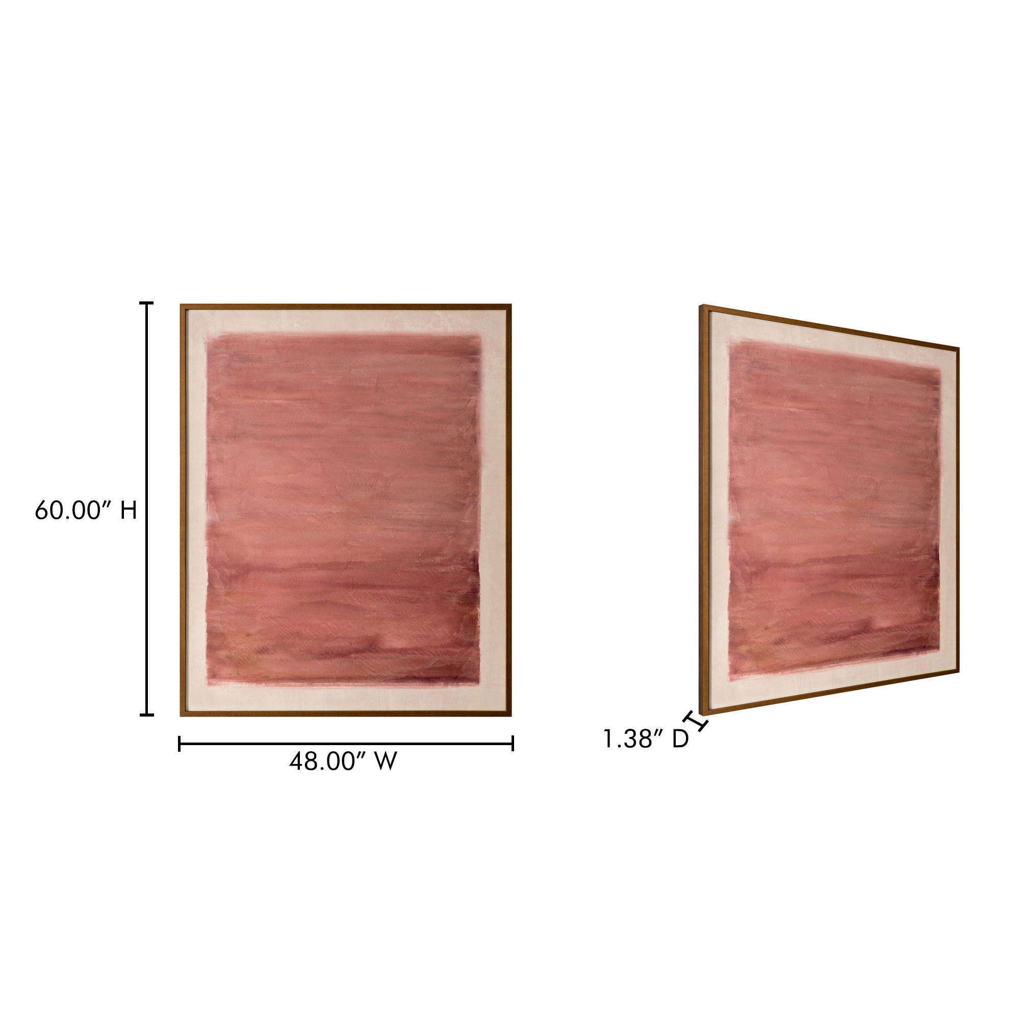 Solo - Framed Painting - Pink
