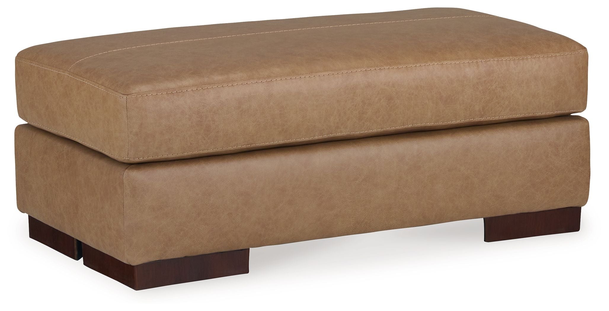 Lombardia - Ottoman - Leather Match - Tumbleweed