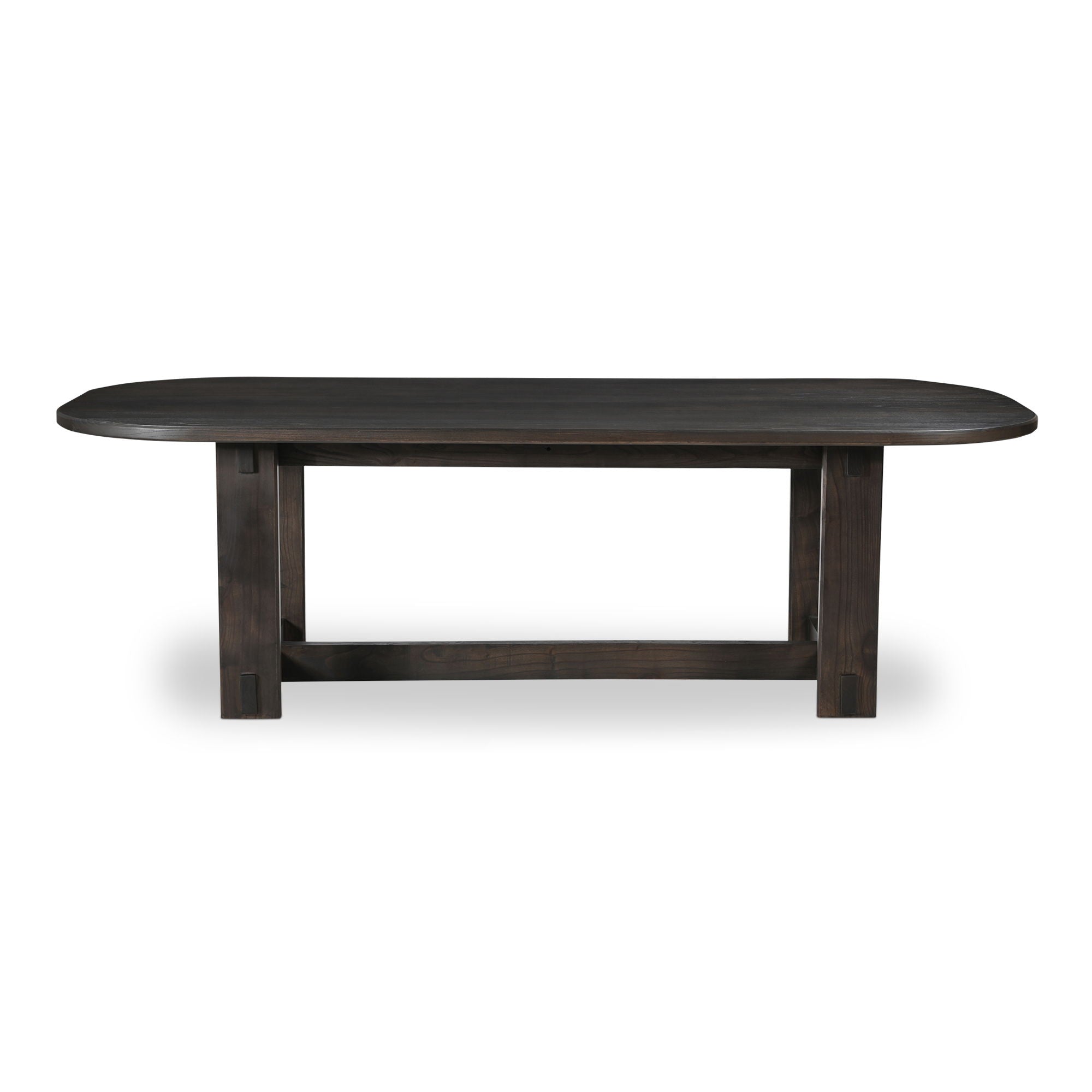 Glenn - Oval Dining Table - Dark Brown