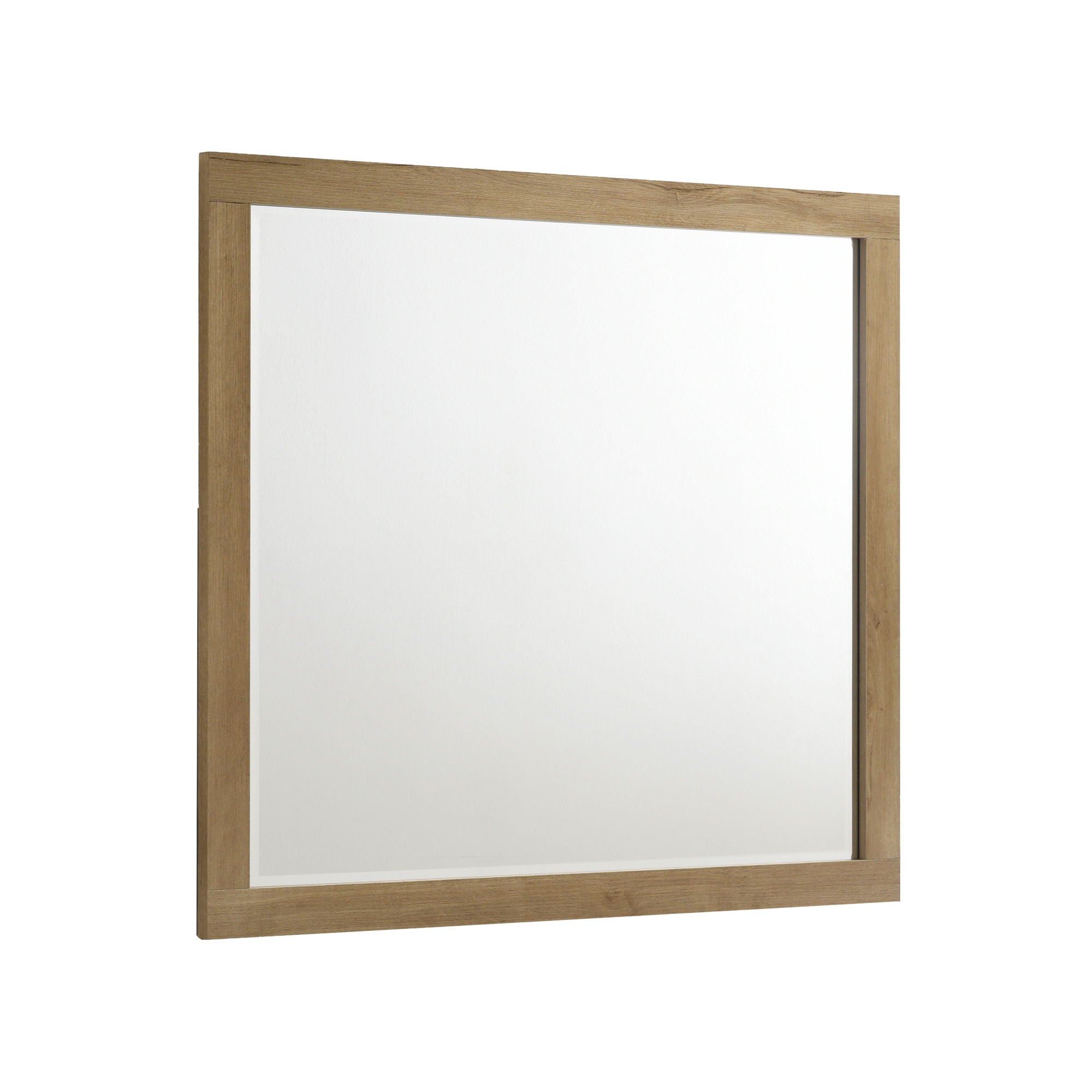 Vega - Mirror - Natural Oak Melamine