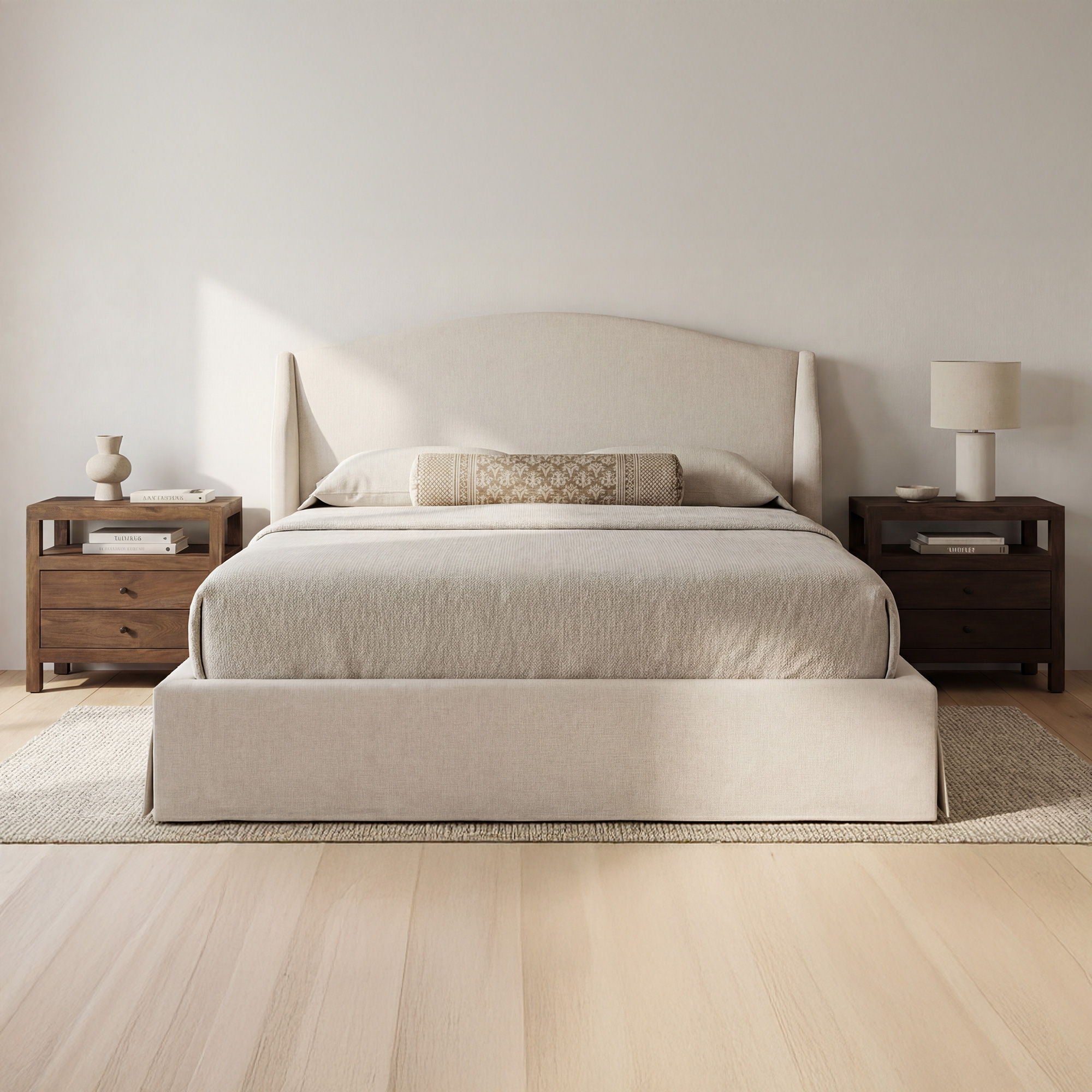 Weston - King Storage Bed - Cream
