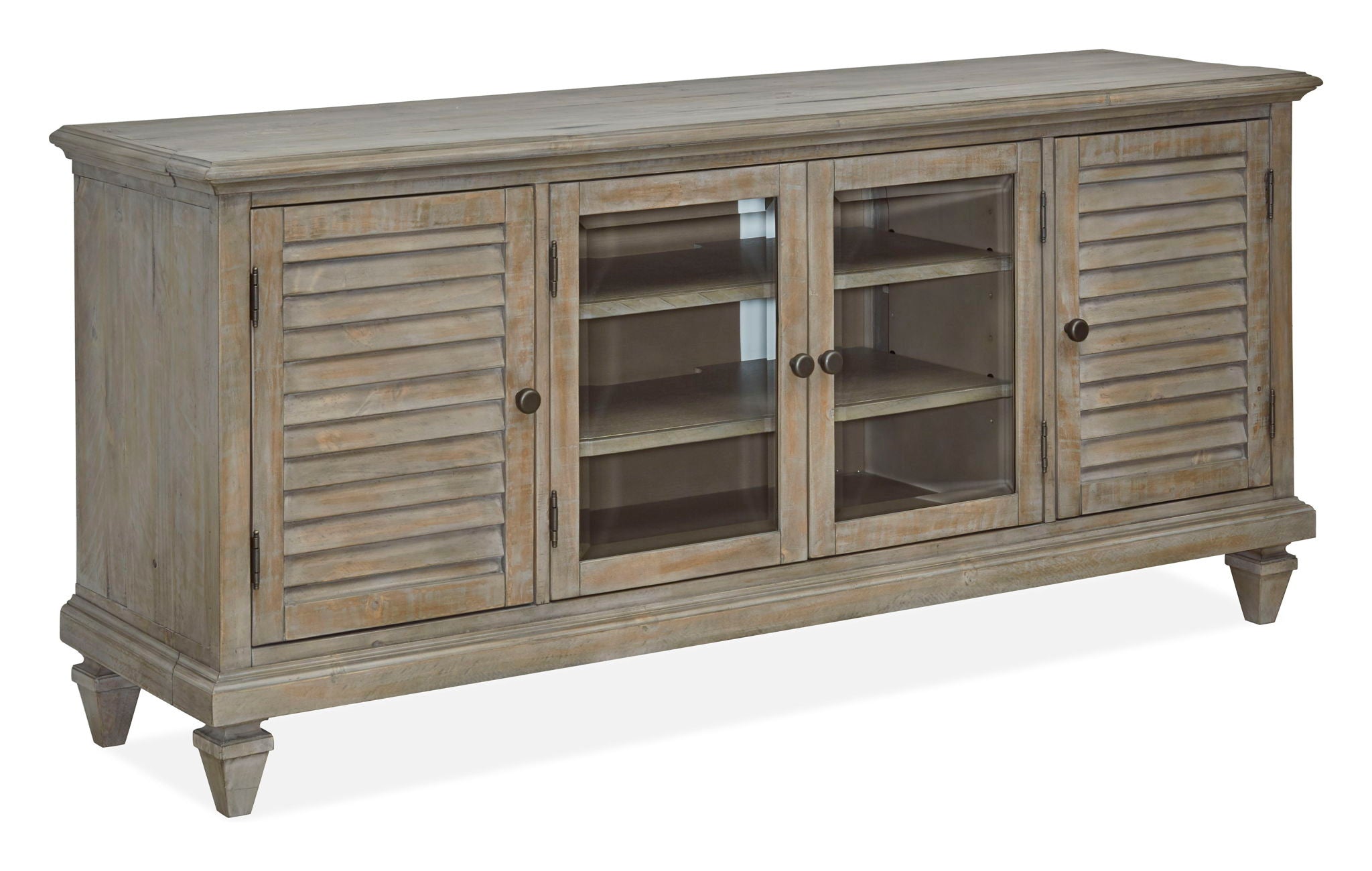 Lancaster - Rustic Entertainment Console - Dovetail Grey