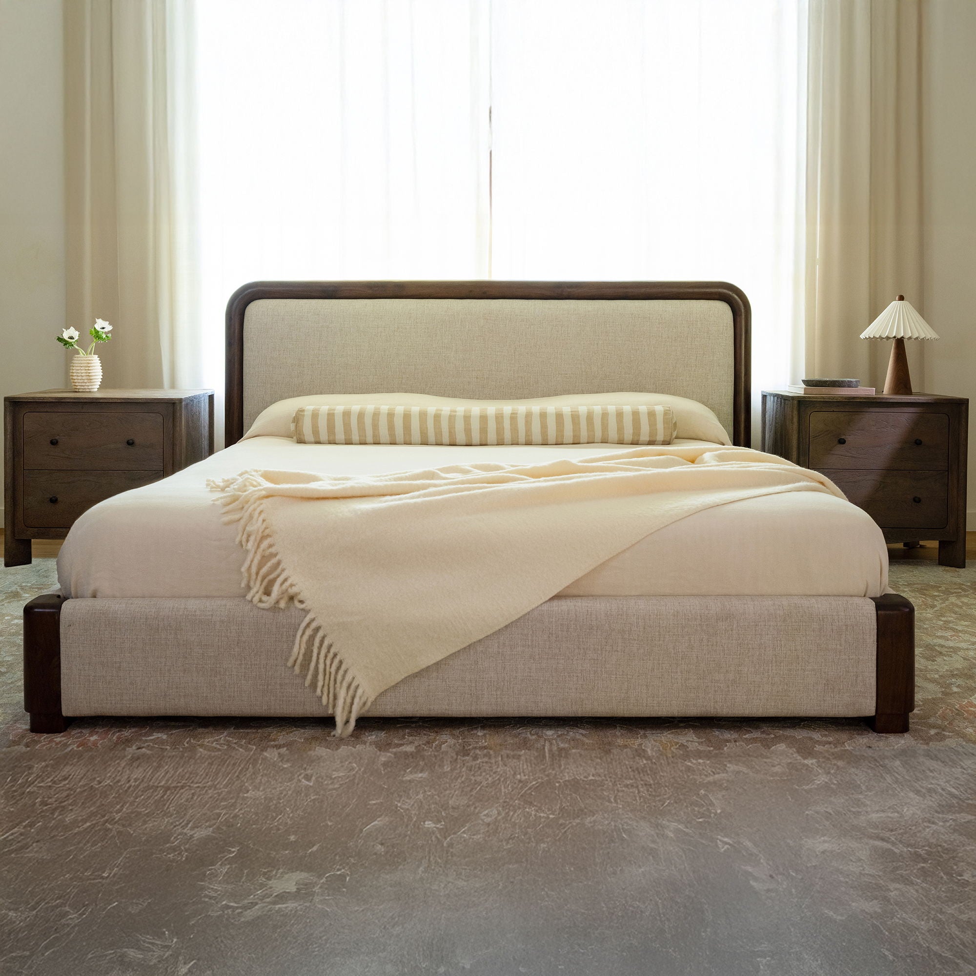 Bower - Queen Bed - Brown