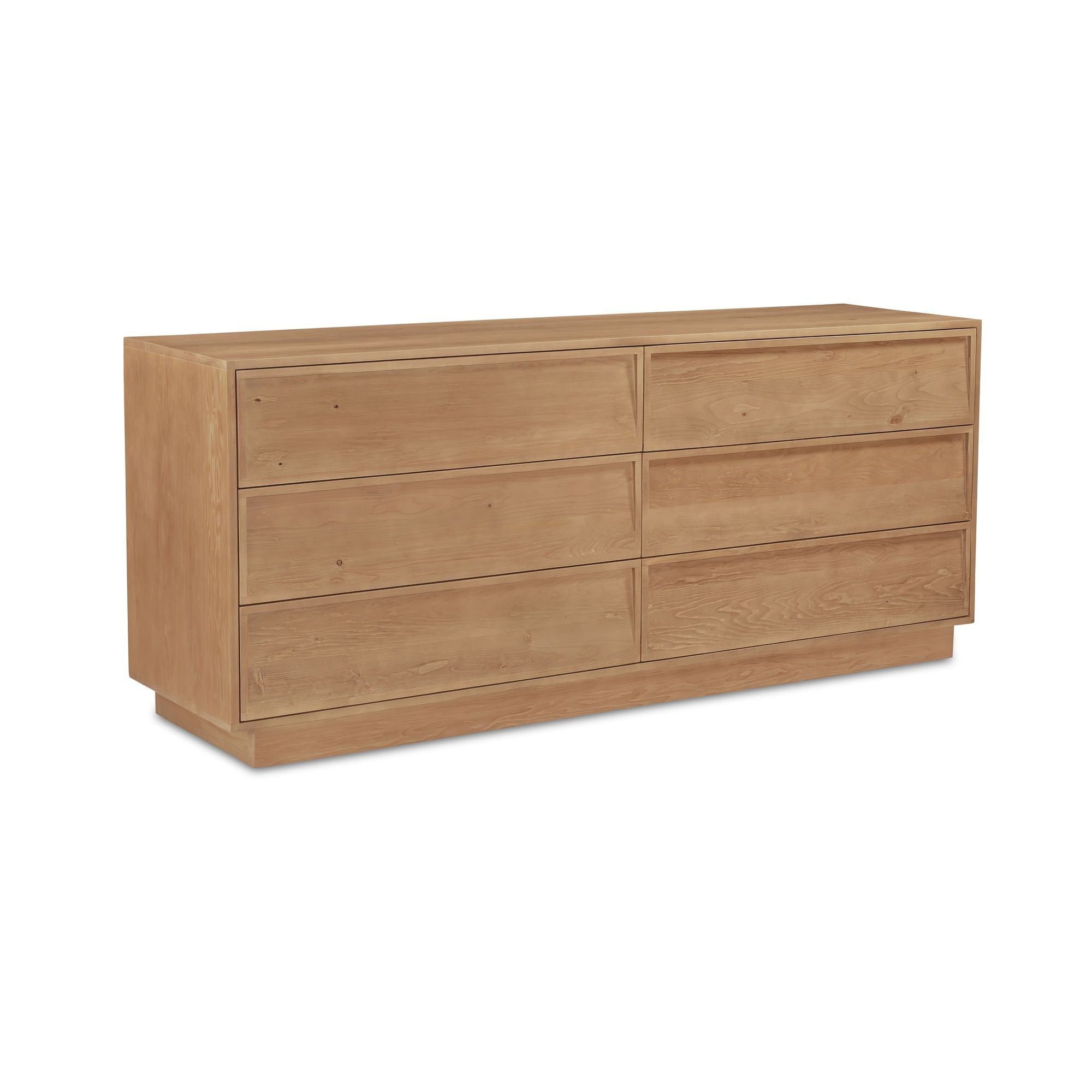 Hudson - 6 Drawer Dresser - Natural