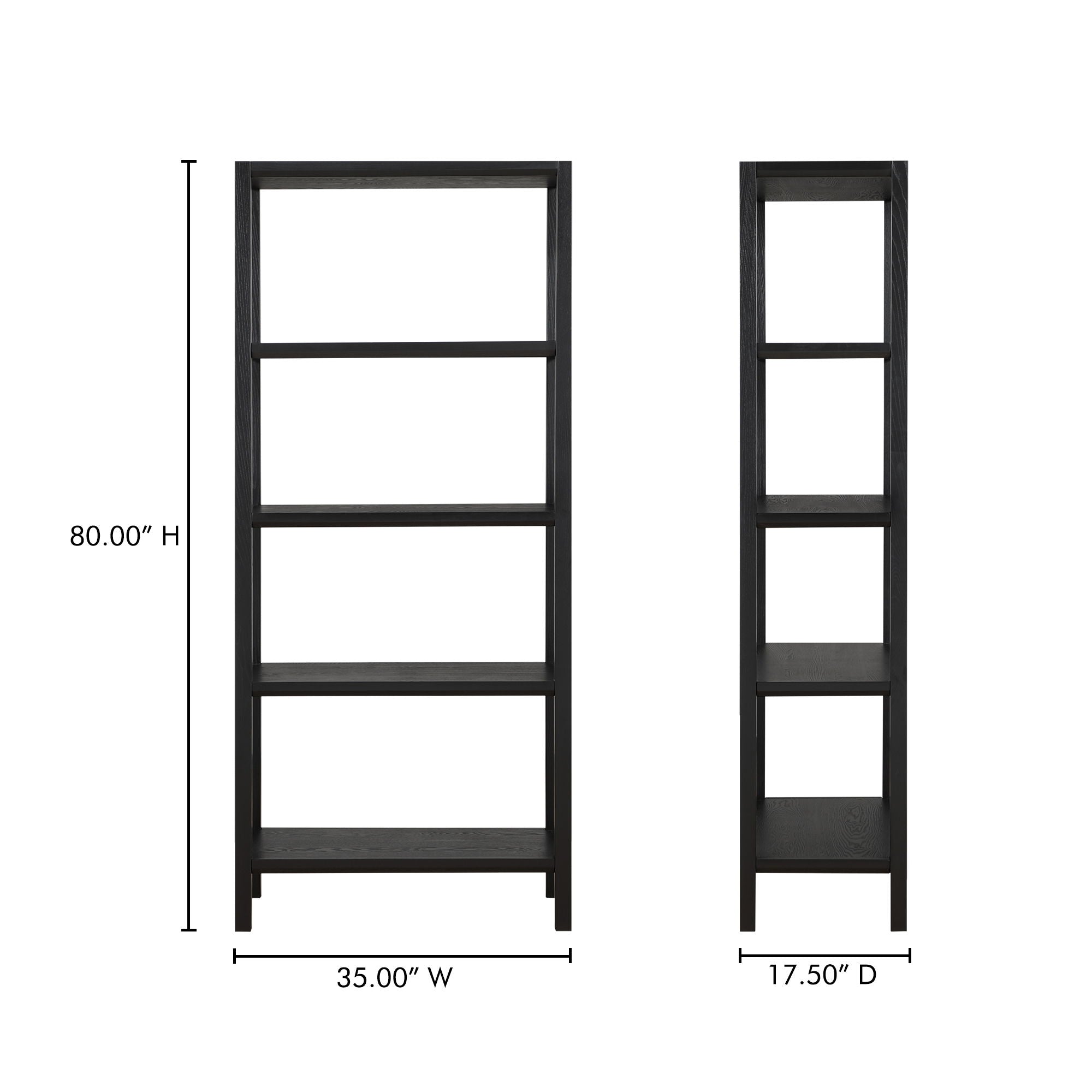 Nolan - Bookcase - Black