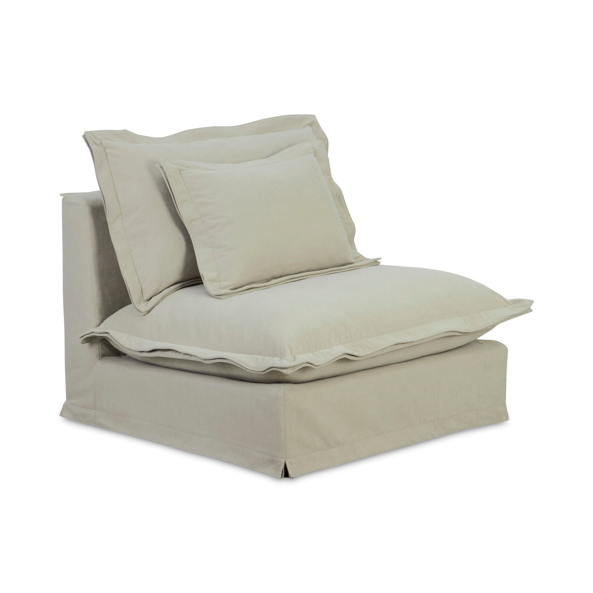 Olivia - Slipper Chair Performance Fabric - Sand