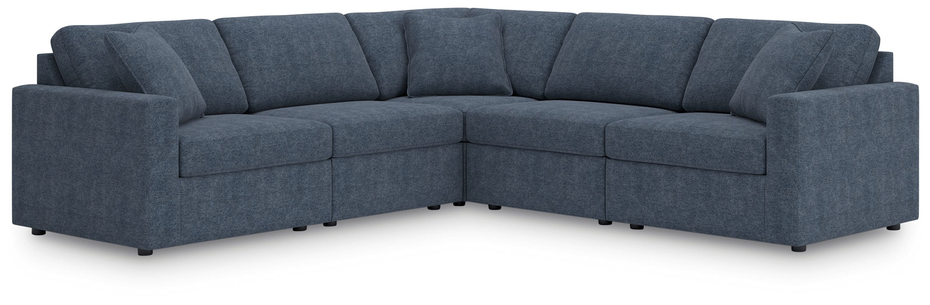 Modmax - 5-Piece Sectional - Fabric - Ink