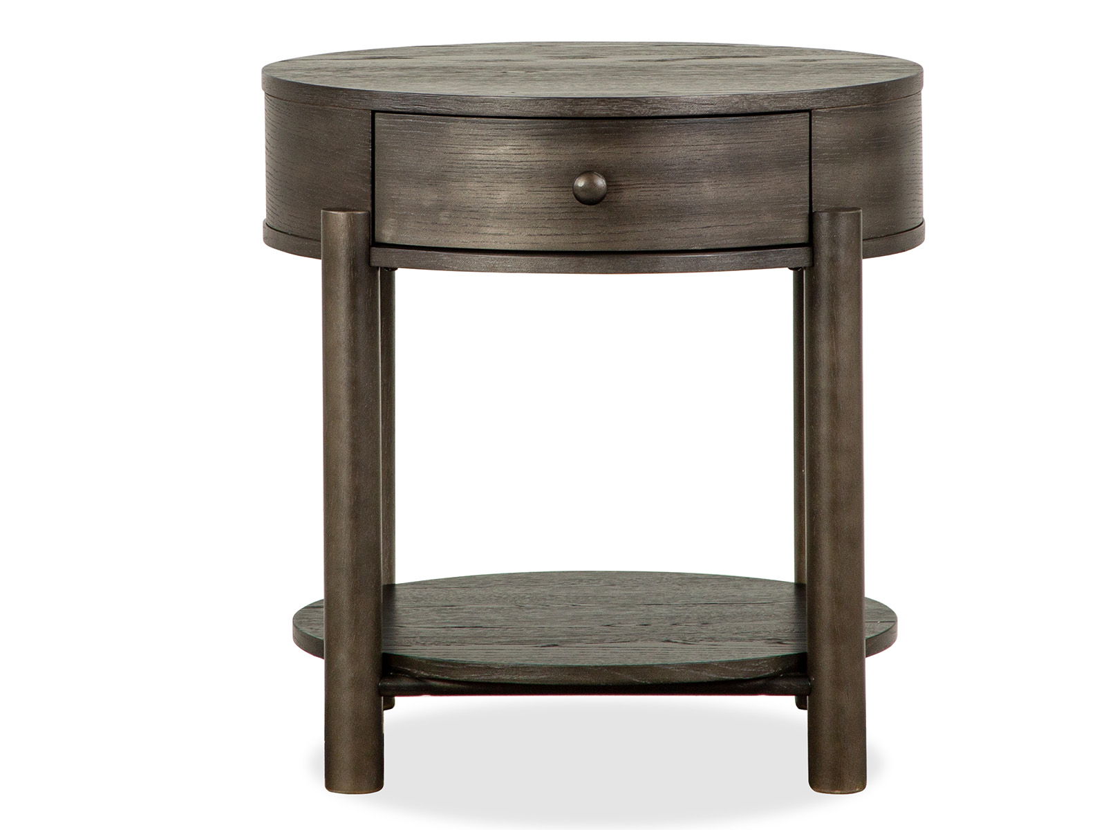 Hadleigh - Round End Table - Coffee Bean