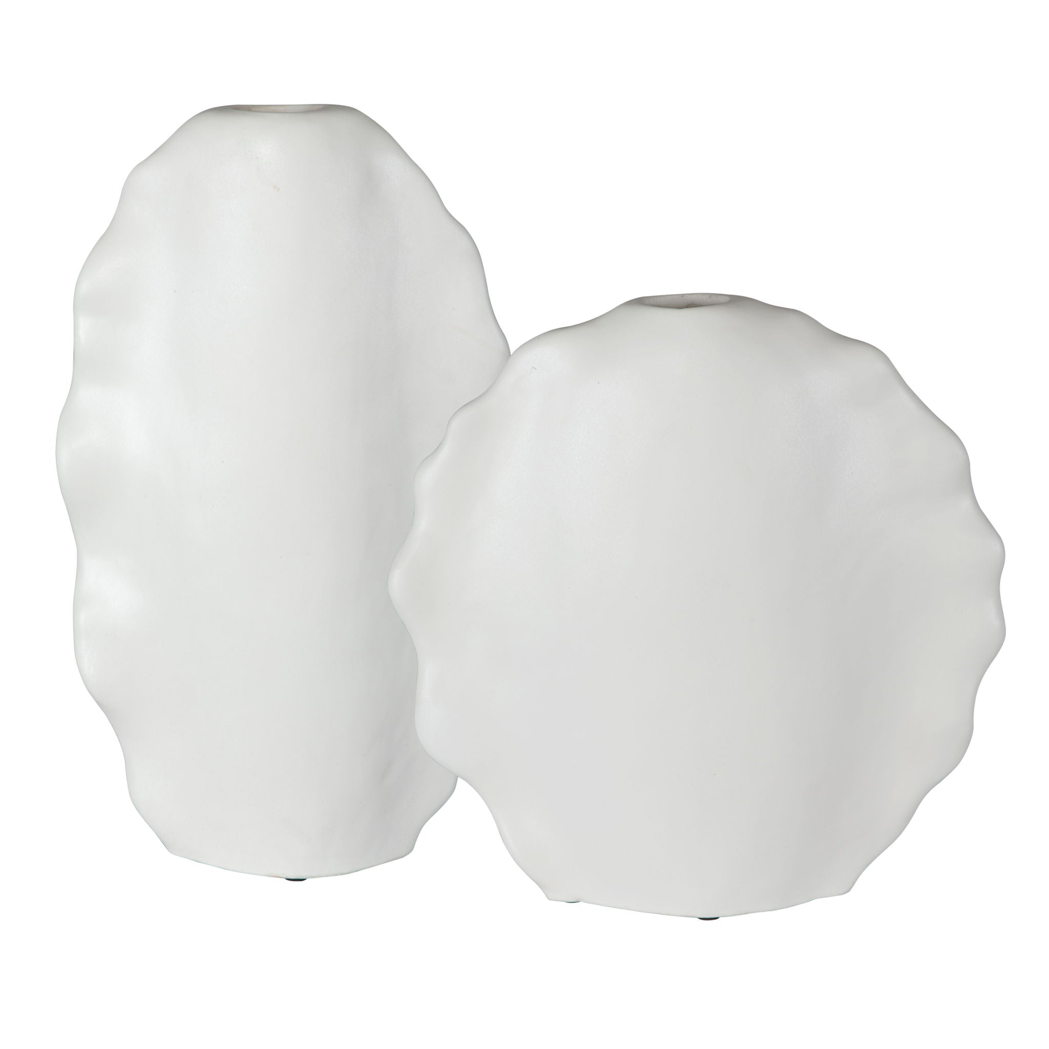 Ruffled Feathers - Modern Vases (Set of 2)