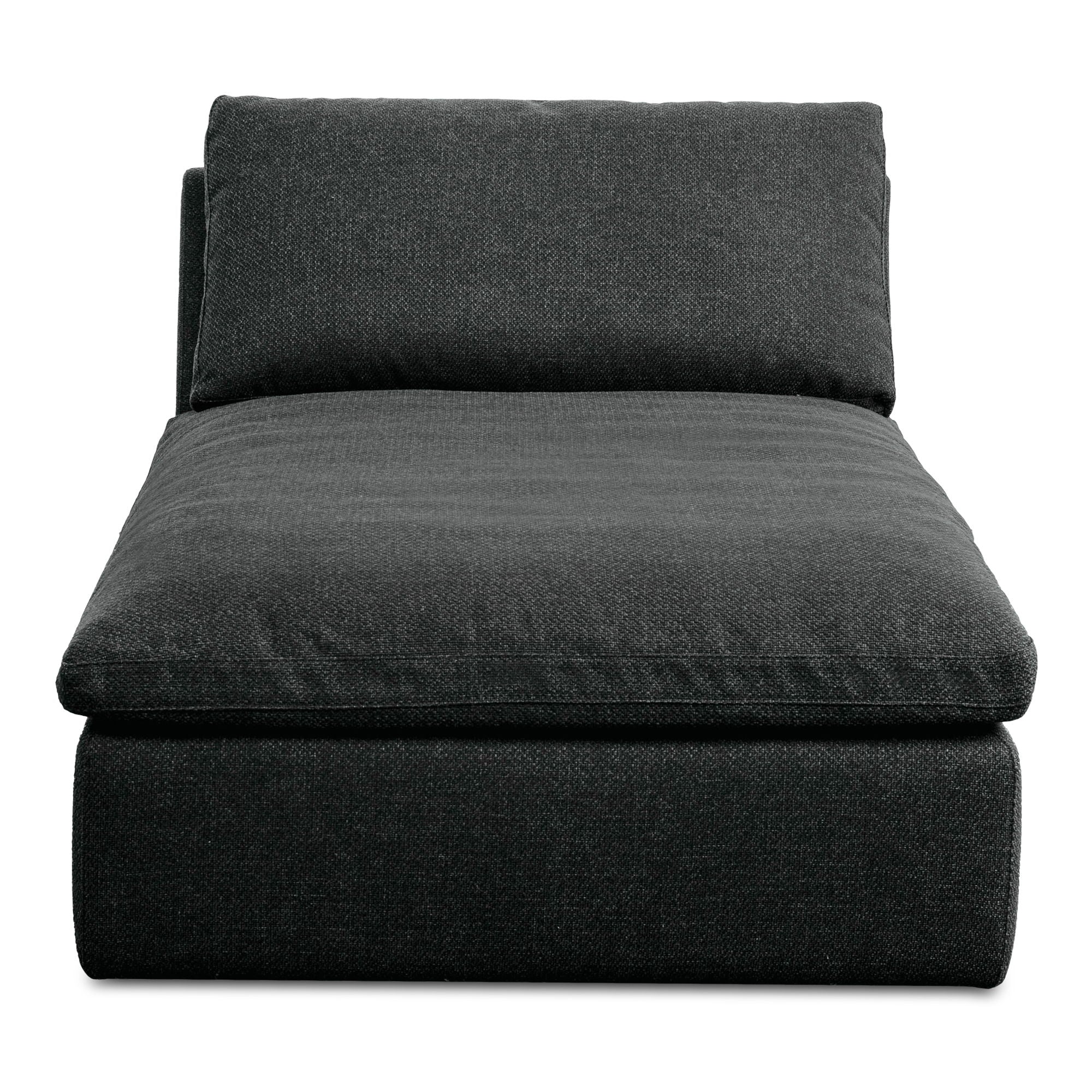 Miles - Outdoor Chaise - Charcoal