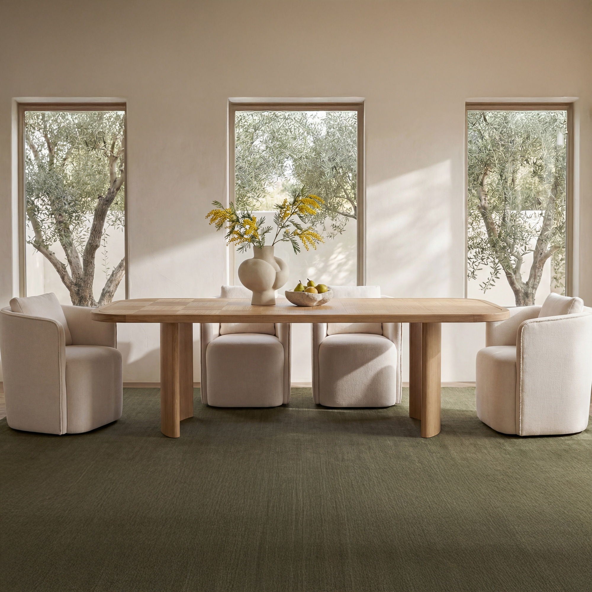 Cecil - Dining Chair - Warm White