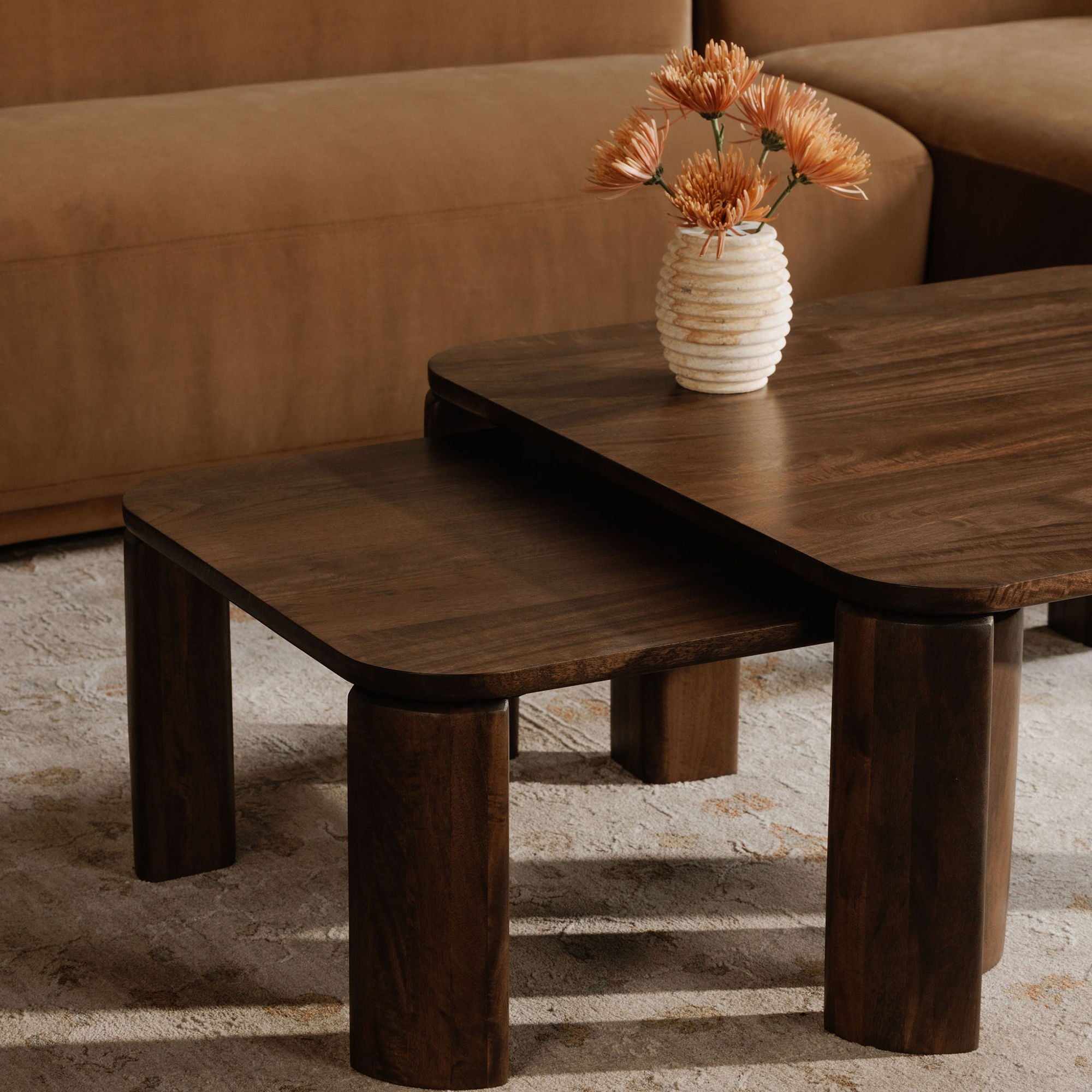 Bailey - Nesting Coffee Table - Deep Brown
