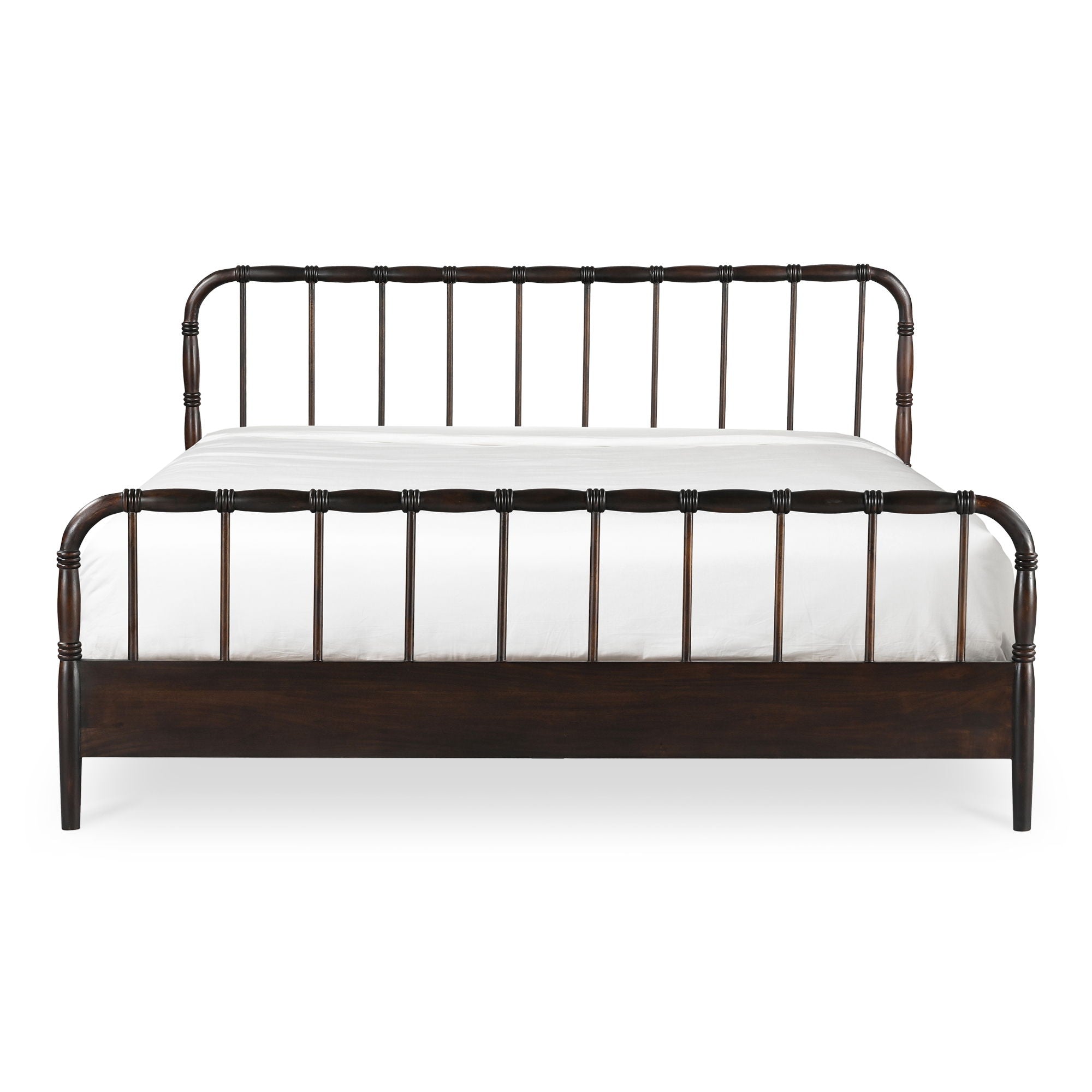 Vivian - Queen Bed - Dark Brown