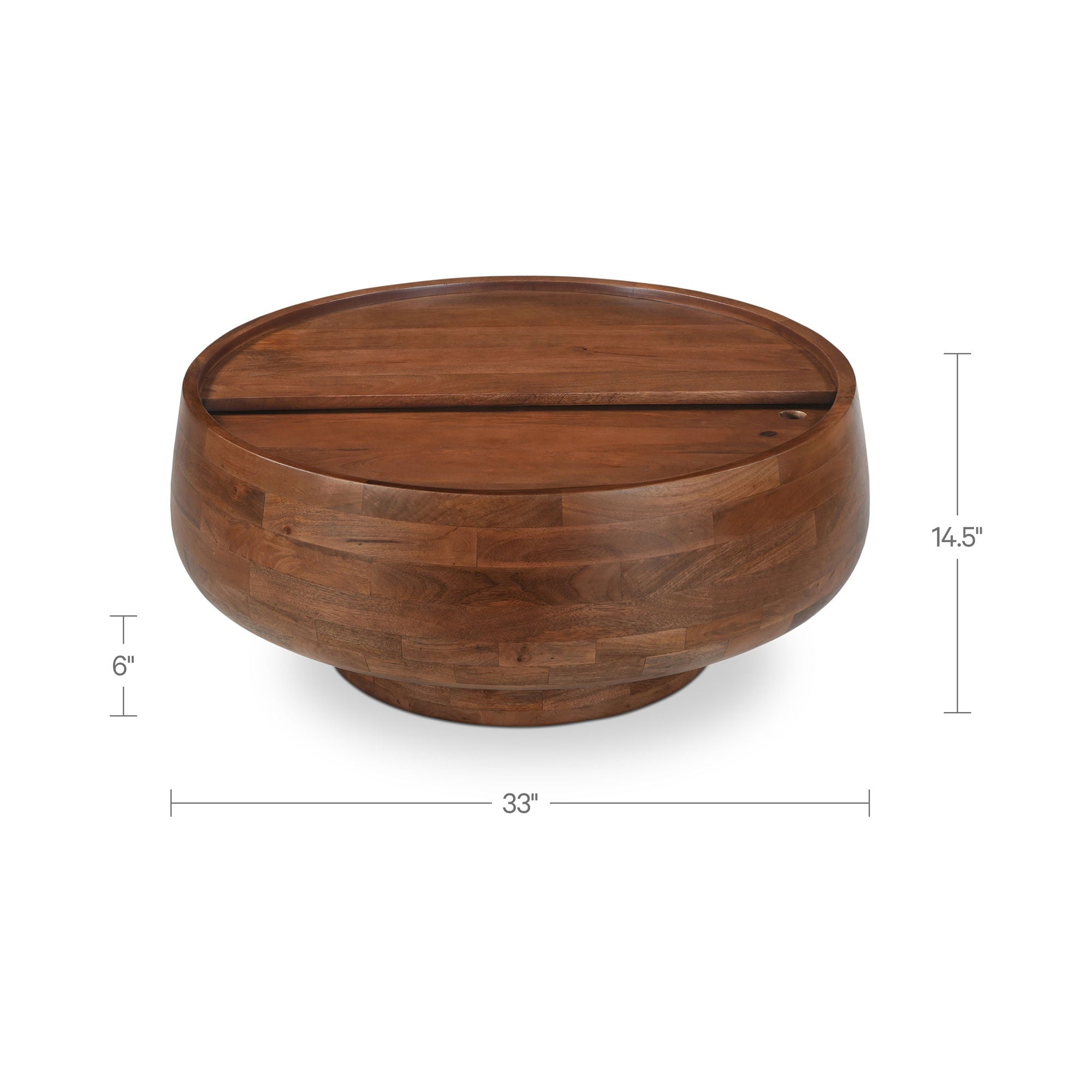 Wade - Storage Coffee Table - Natural