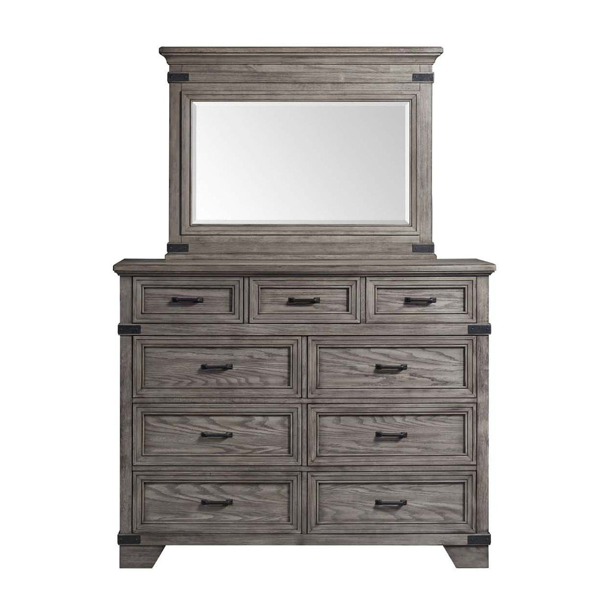 Forge - Mirror - Brushed Steel