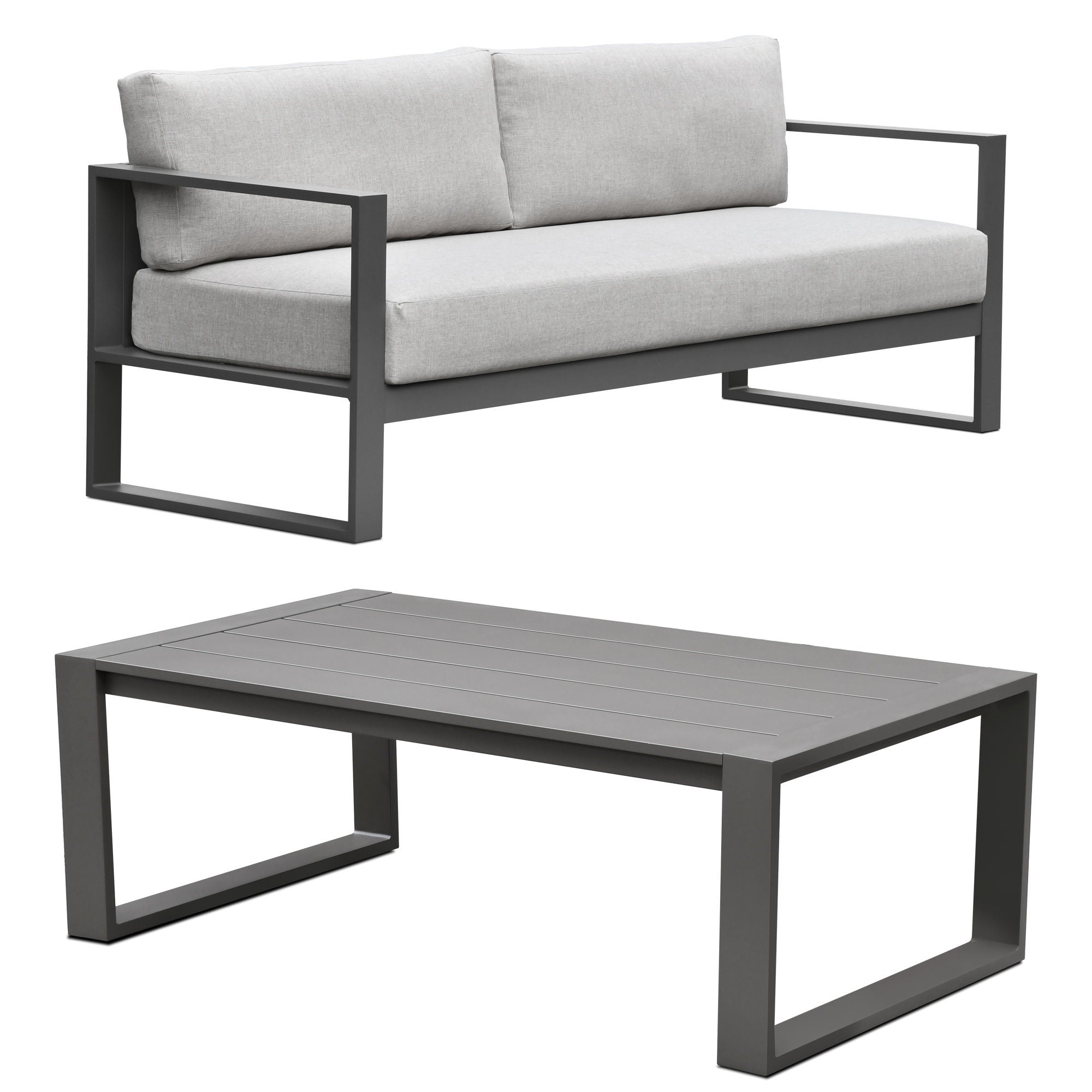 Navarro - Sofa And Coffee Table - Mocha