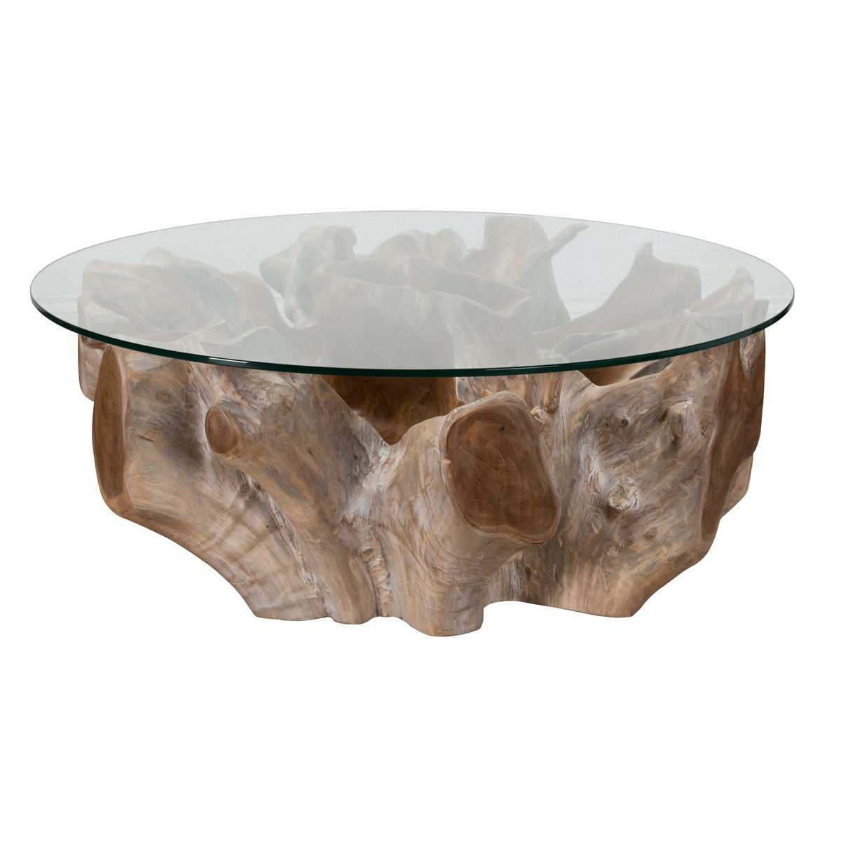 Hailey - Coffee Table - Natural White Wash