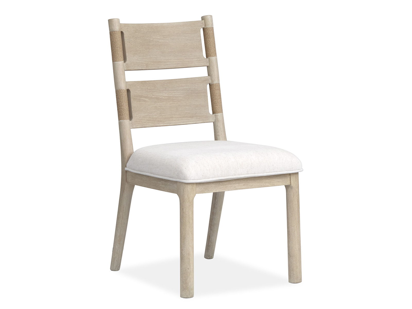 Sunset Cove - Upholstered Side Chair With Wood Back (Set of 2) - Sanibel Brown