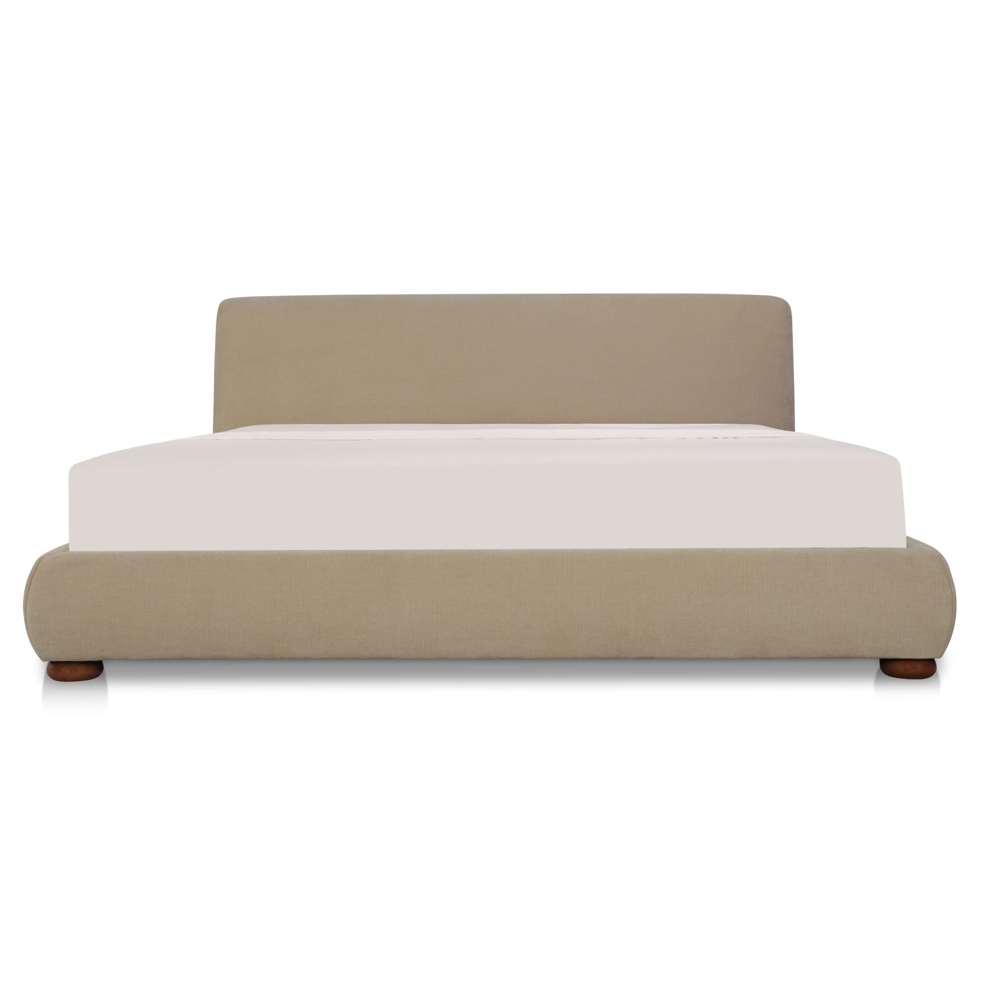 Beau - King Storage Bed - Warm Beige