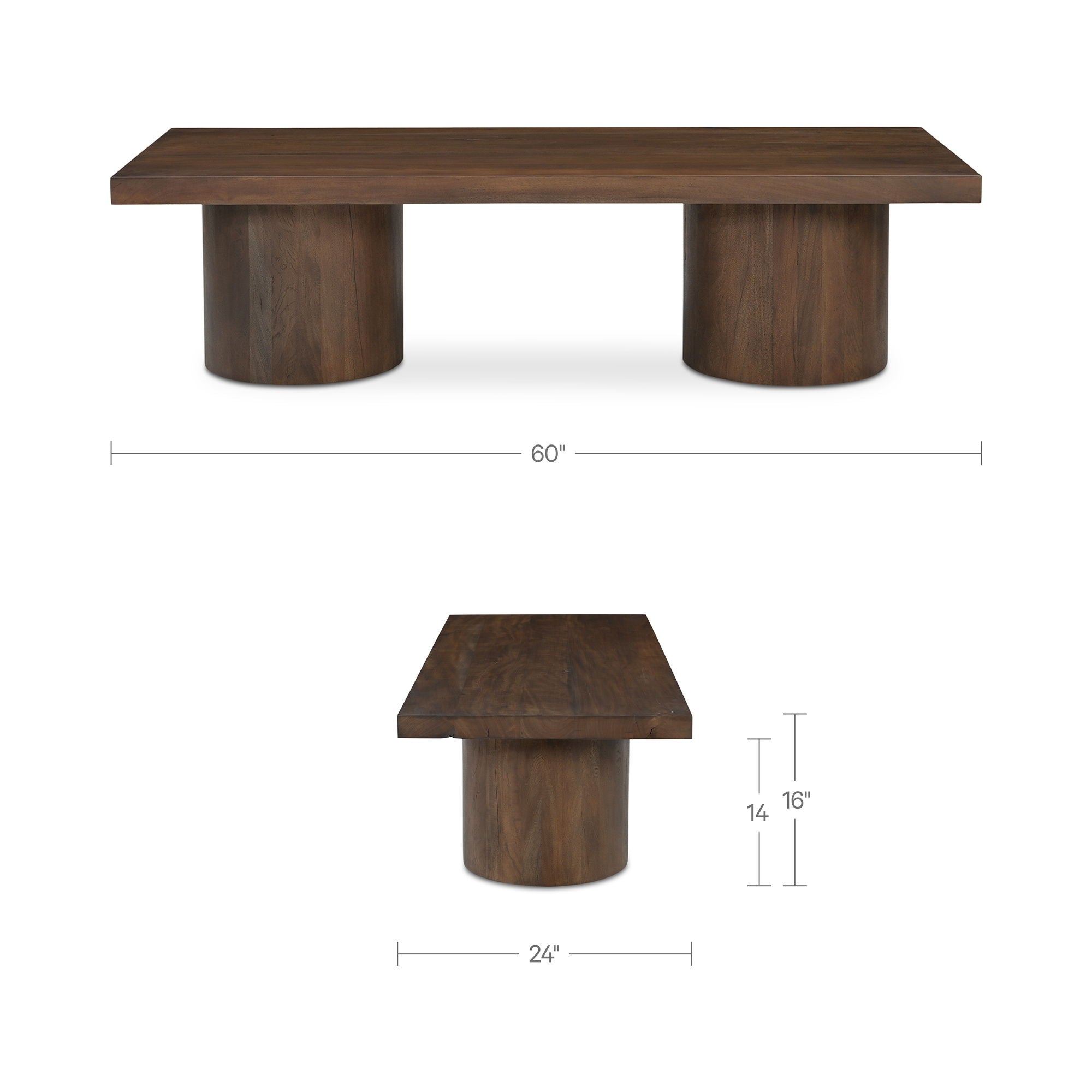 Hadley - Coffee Table - Dark Brown