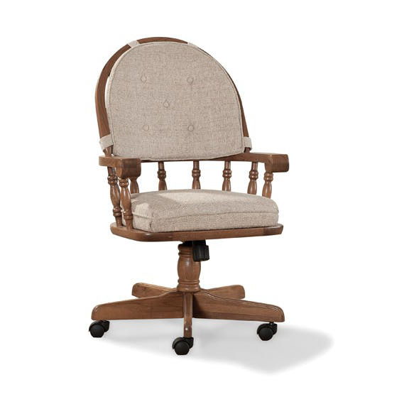 Classic Oak - Curved Top Game Chair - Chestnut