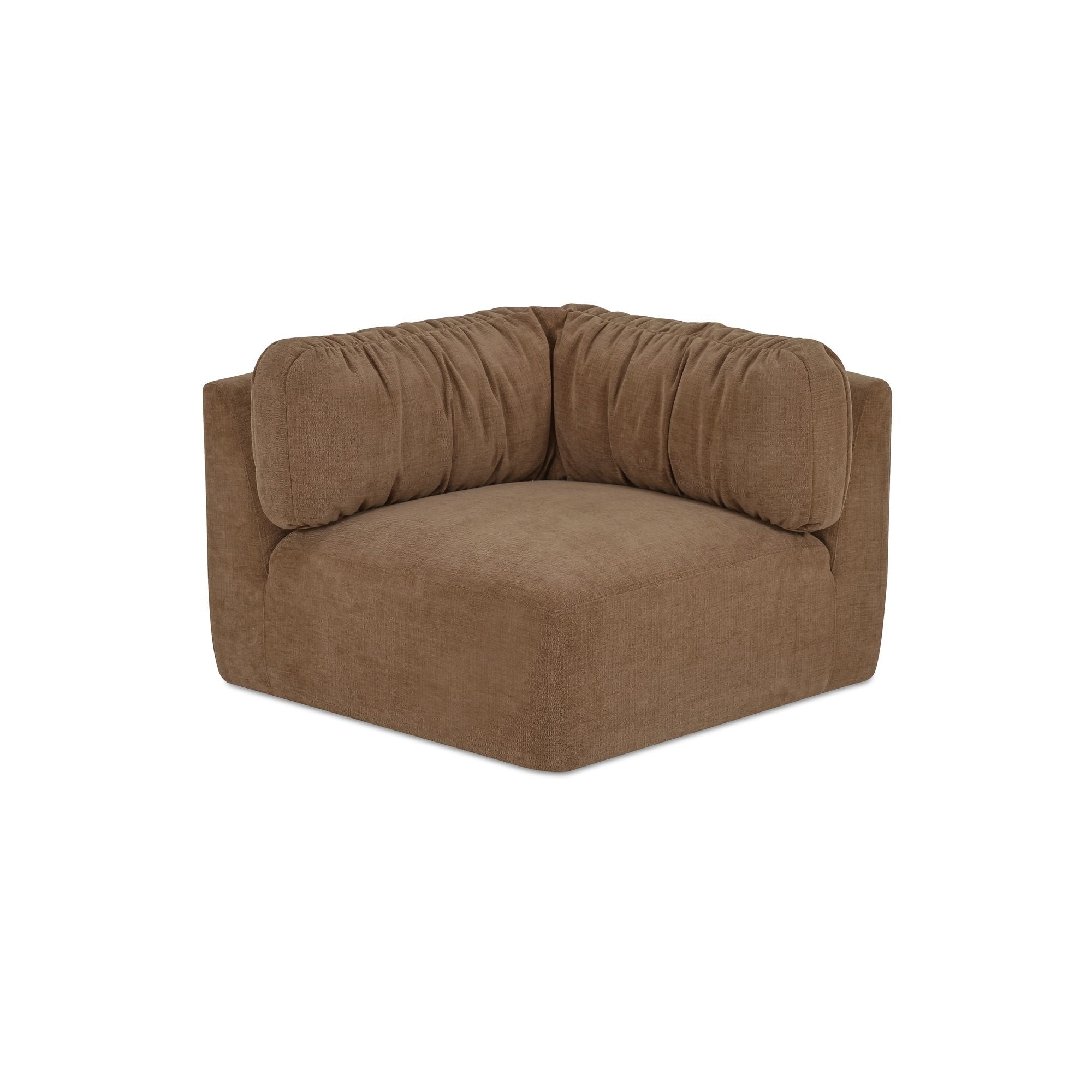 Matina - Corner Chair - Taupe