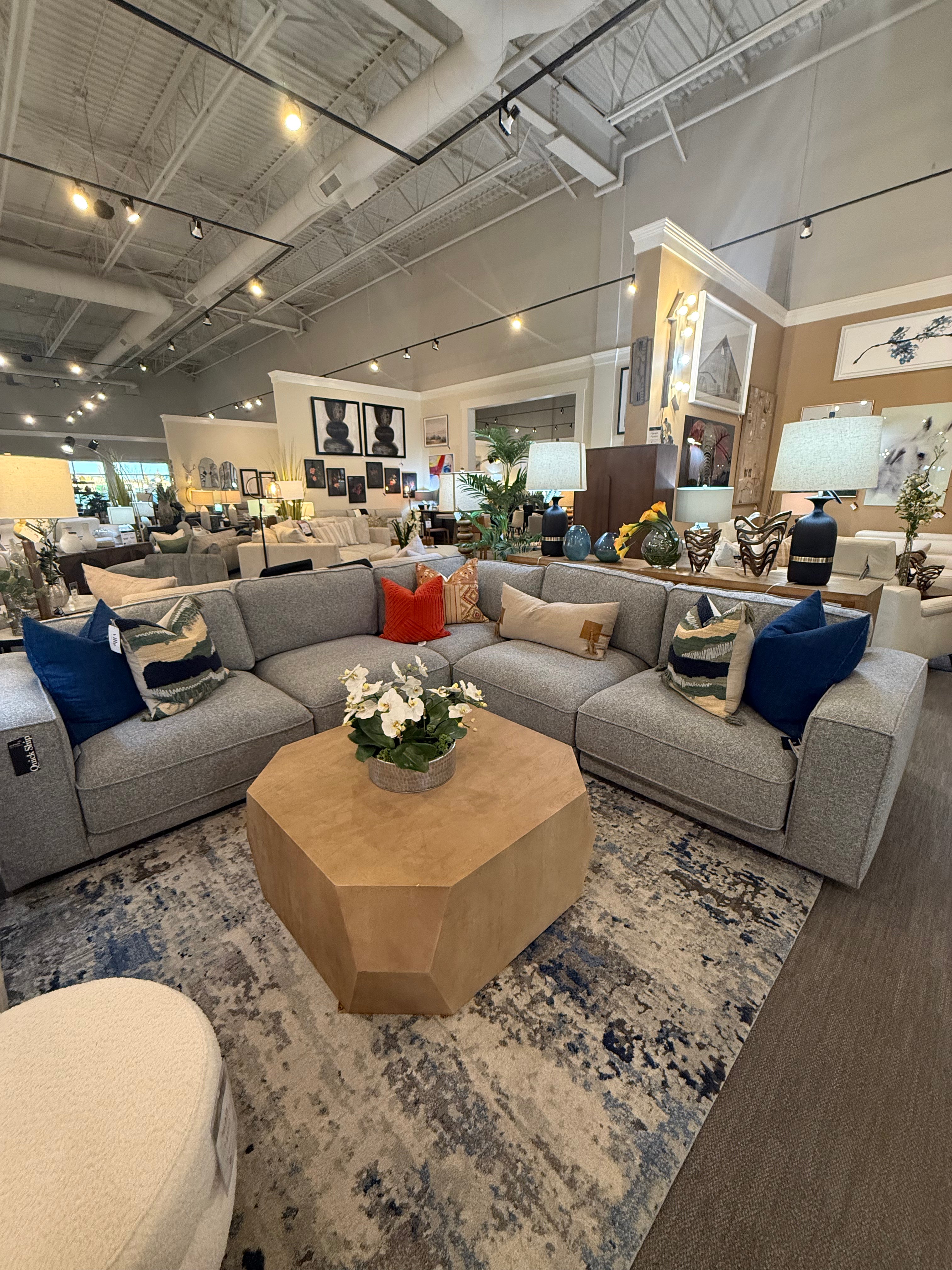 Kipper Nathan Grey Sectional 5pc